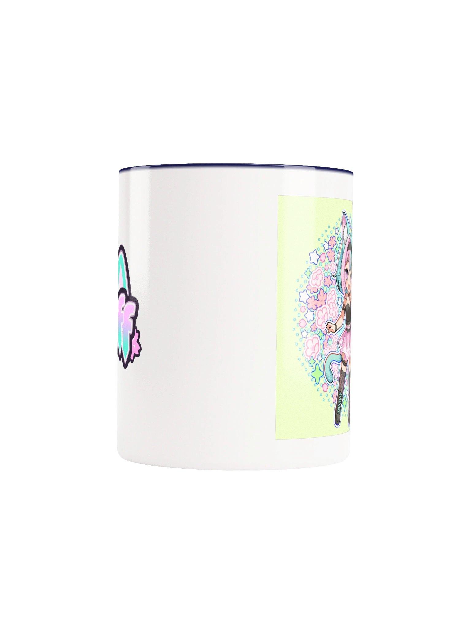 ChibiTiff Cherry Blossoms (with Logo) Mug product image (5)