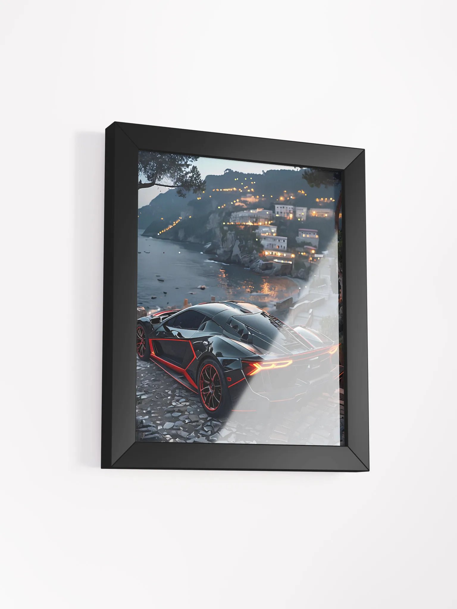 Sleek Coastal Drive Matte Poster product image (3)