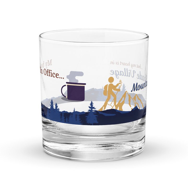 My Body is In Office Rocks Glass product image (1)