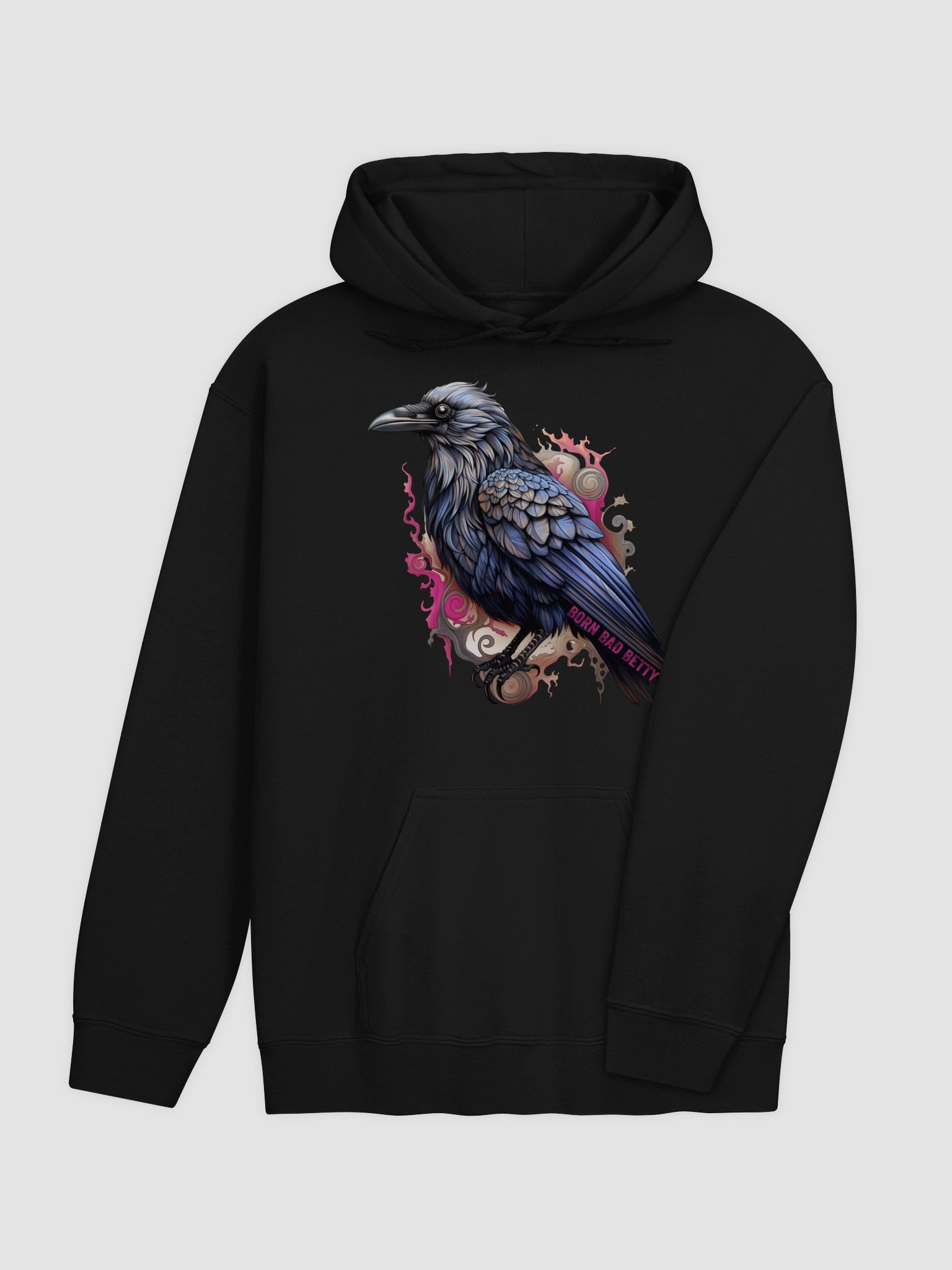 Raven Gothic Swirls Classic Hoodie product image (4)