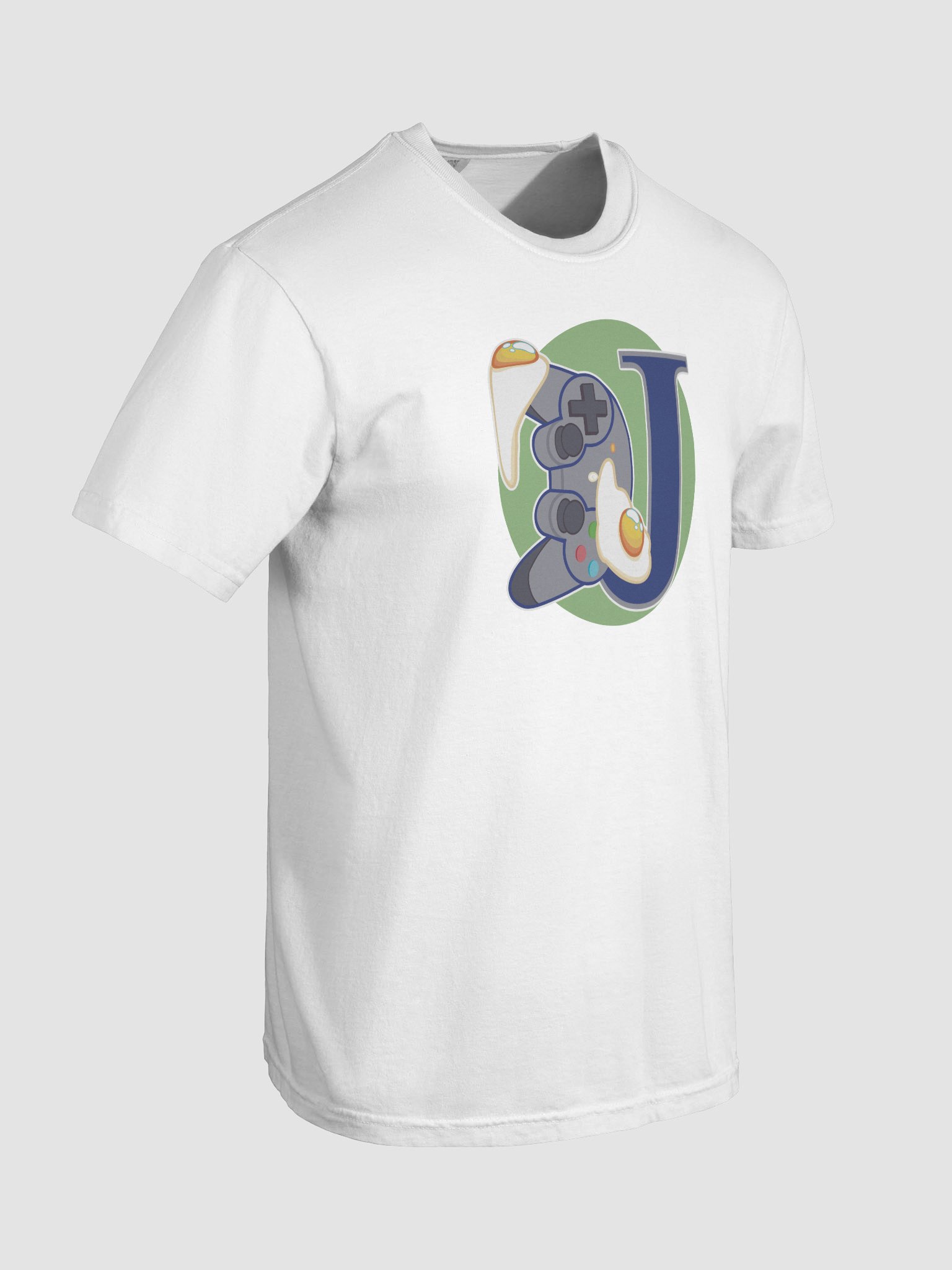 Delicious White Tee (Green Logo) product image (8)