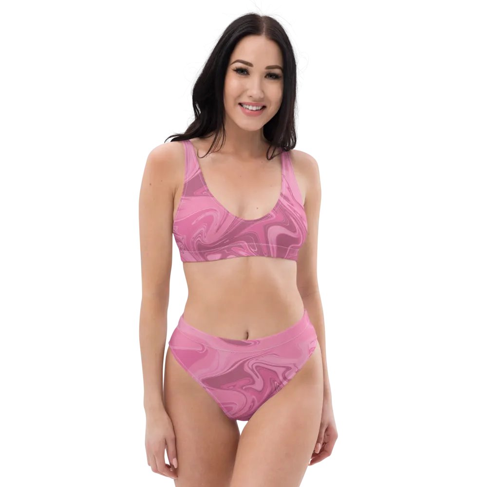 Cute Swirl Recycled High Waisted Bikini product image (8)