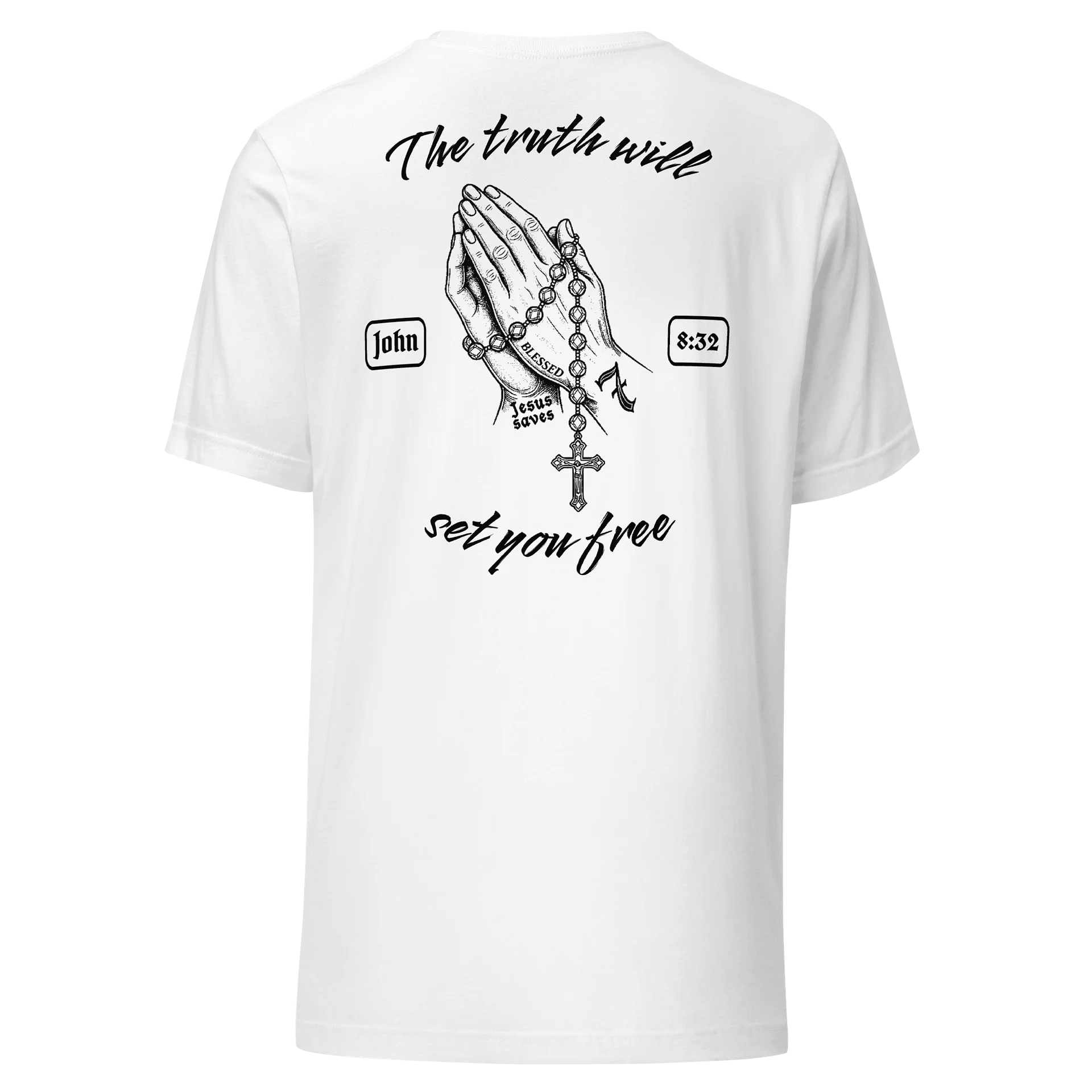 Tee Rosary Praying hands product image (7)