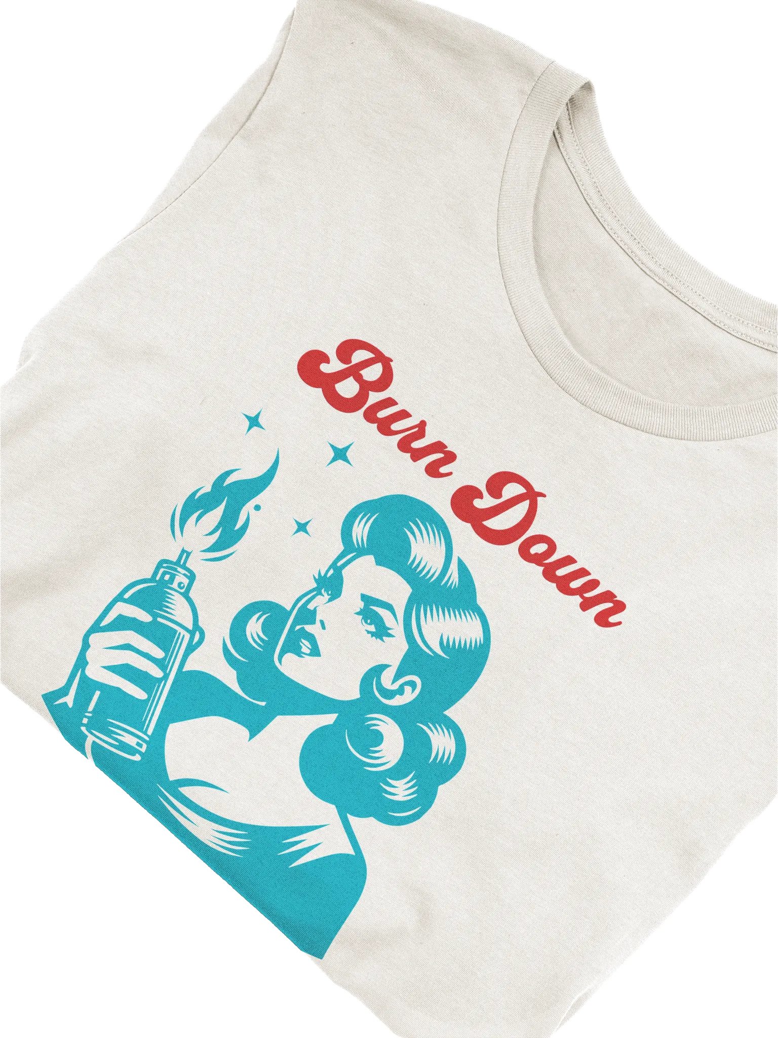 Burn Down The Oligarchy Retro Supersoft T-Shirt product image (15)