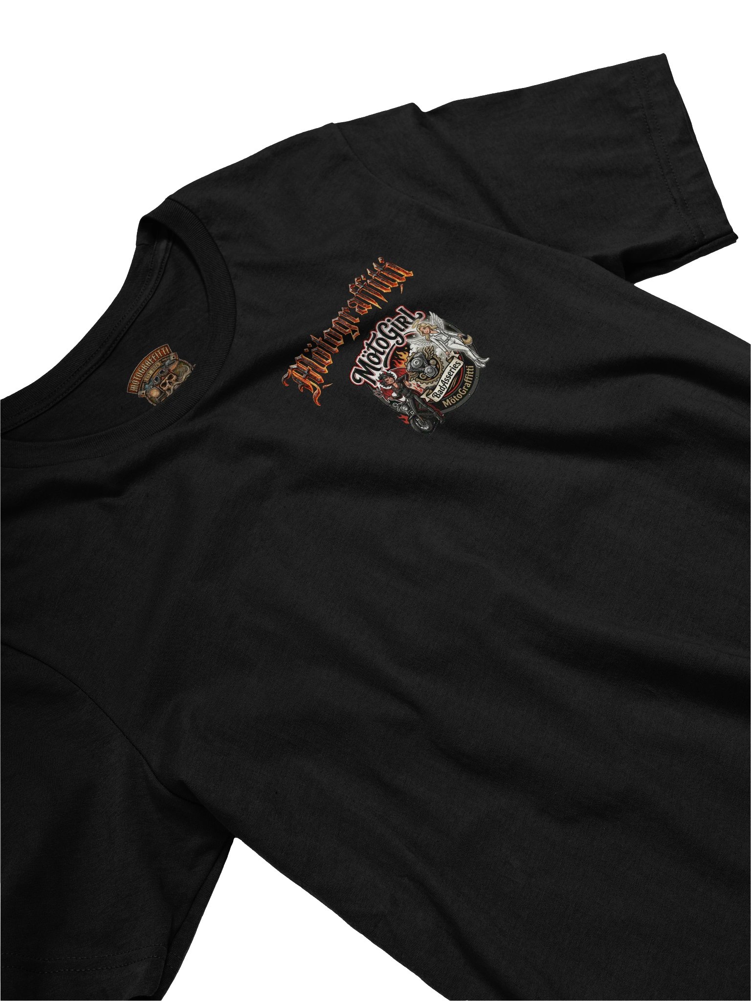 MötoGraffitti Patched MötoGirl T-Shirt product image (3)