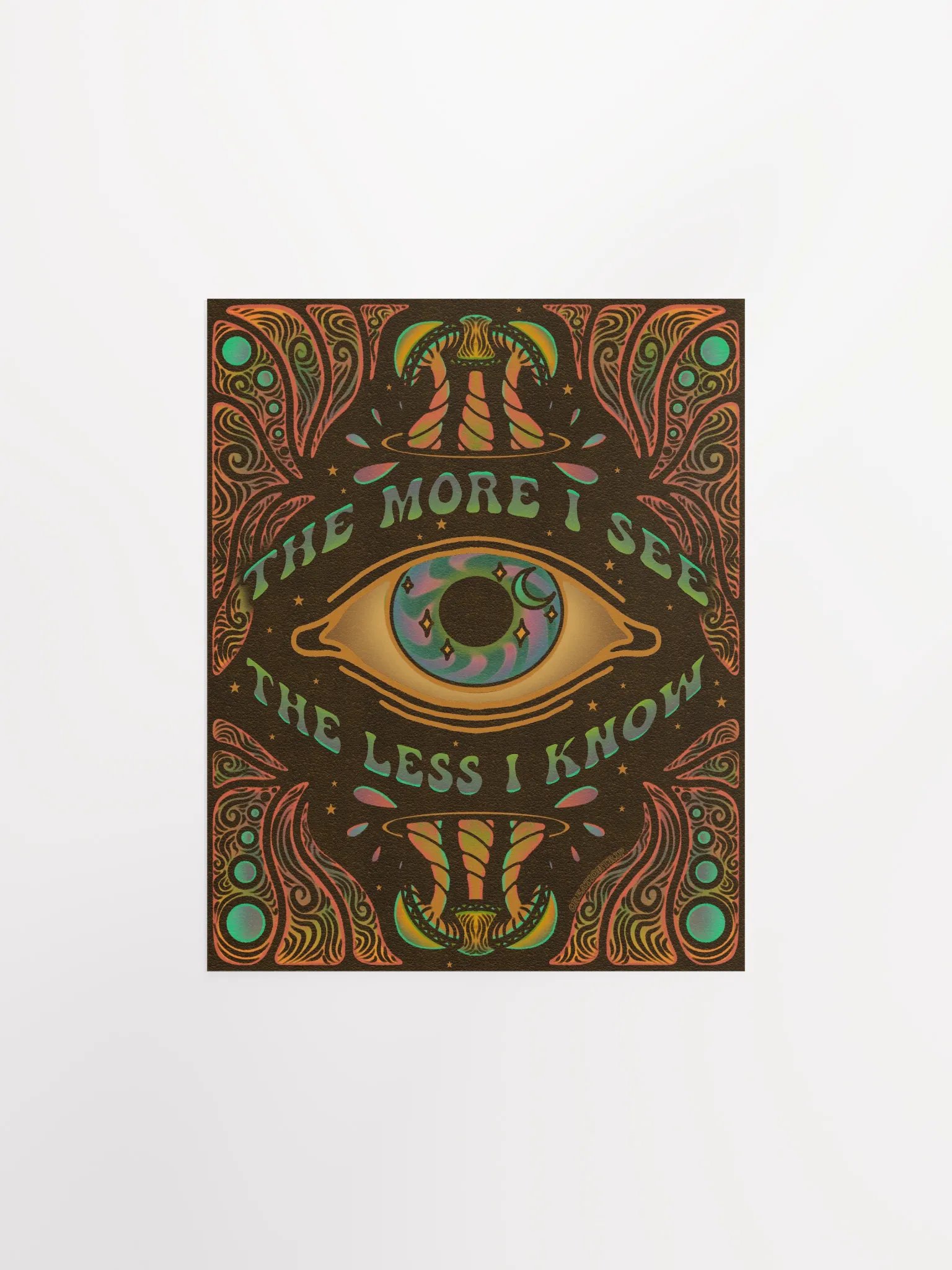 Matte Poster - The More I See product image (1)