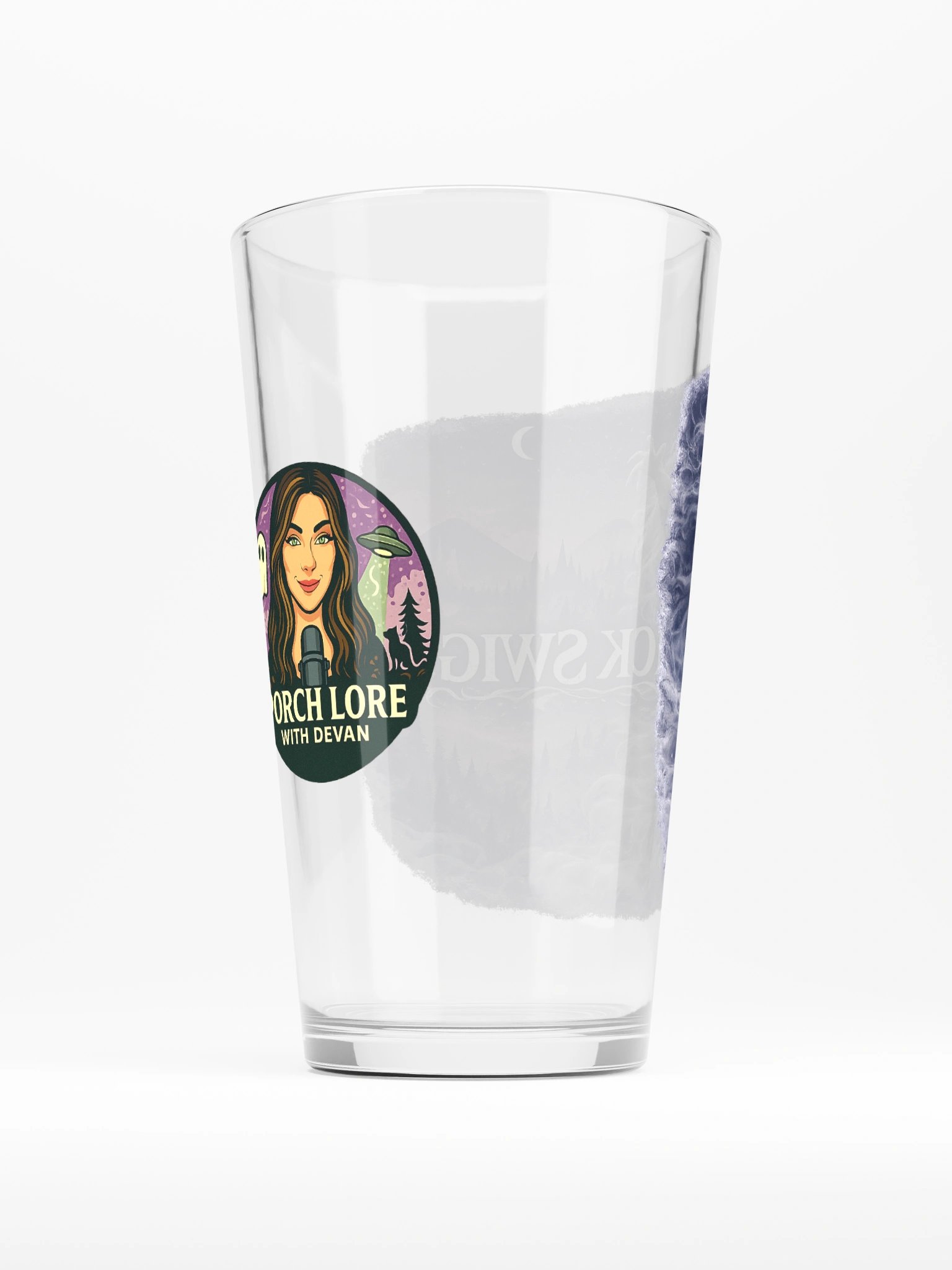 HUGGING MOLLY QUICK SWIG SHAKER PINT GLASS 16oz product image (3)