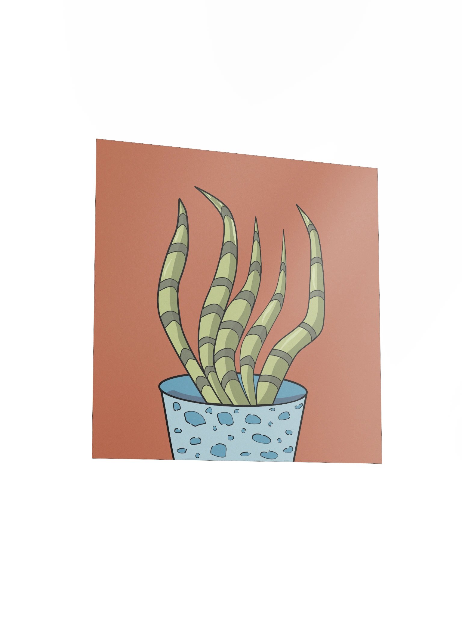 The Snake Design - Dancing Succulent Archival Poster product image (3)