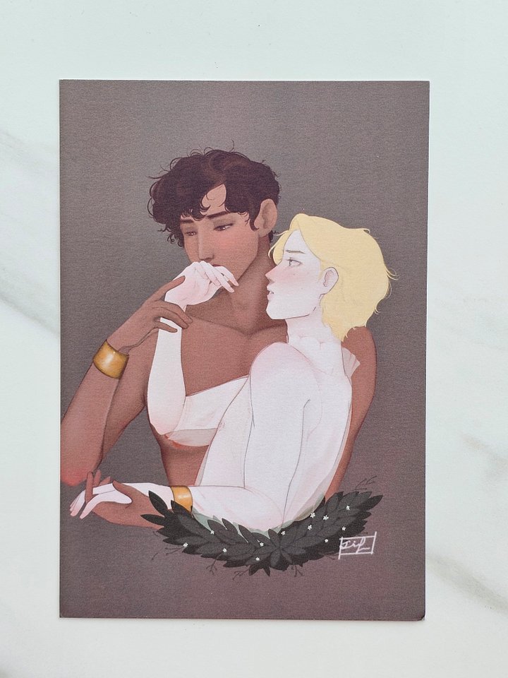 Laurent and Damen: A6 Print product image (1)