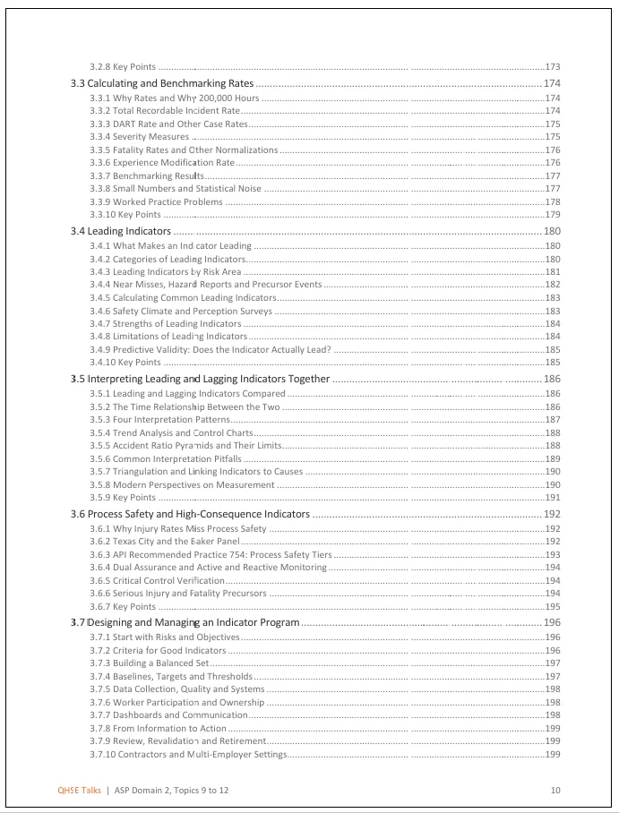 ASP 11 Domain 2 Topics 9–12: Complete Study Guide | Incident Investigations, Management of Change, Safety Performance Indicators & Emerging Technologies product image (8)