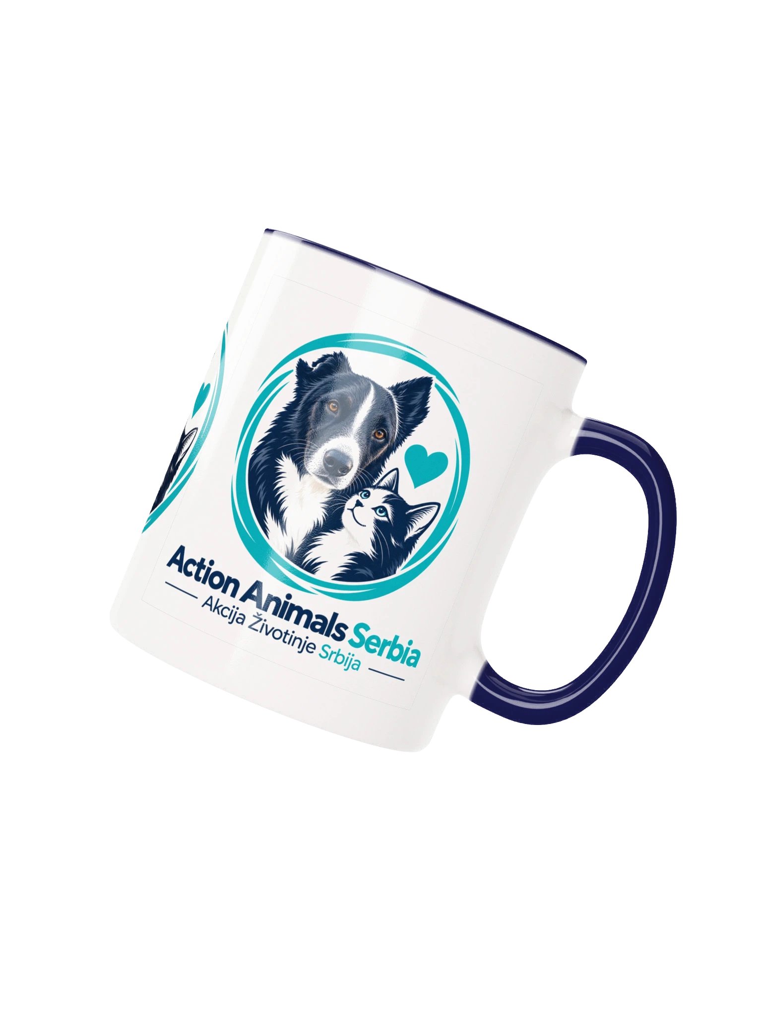 AAS · Hund und Katze – Tasse mit farbigem Inneren product image (19)