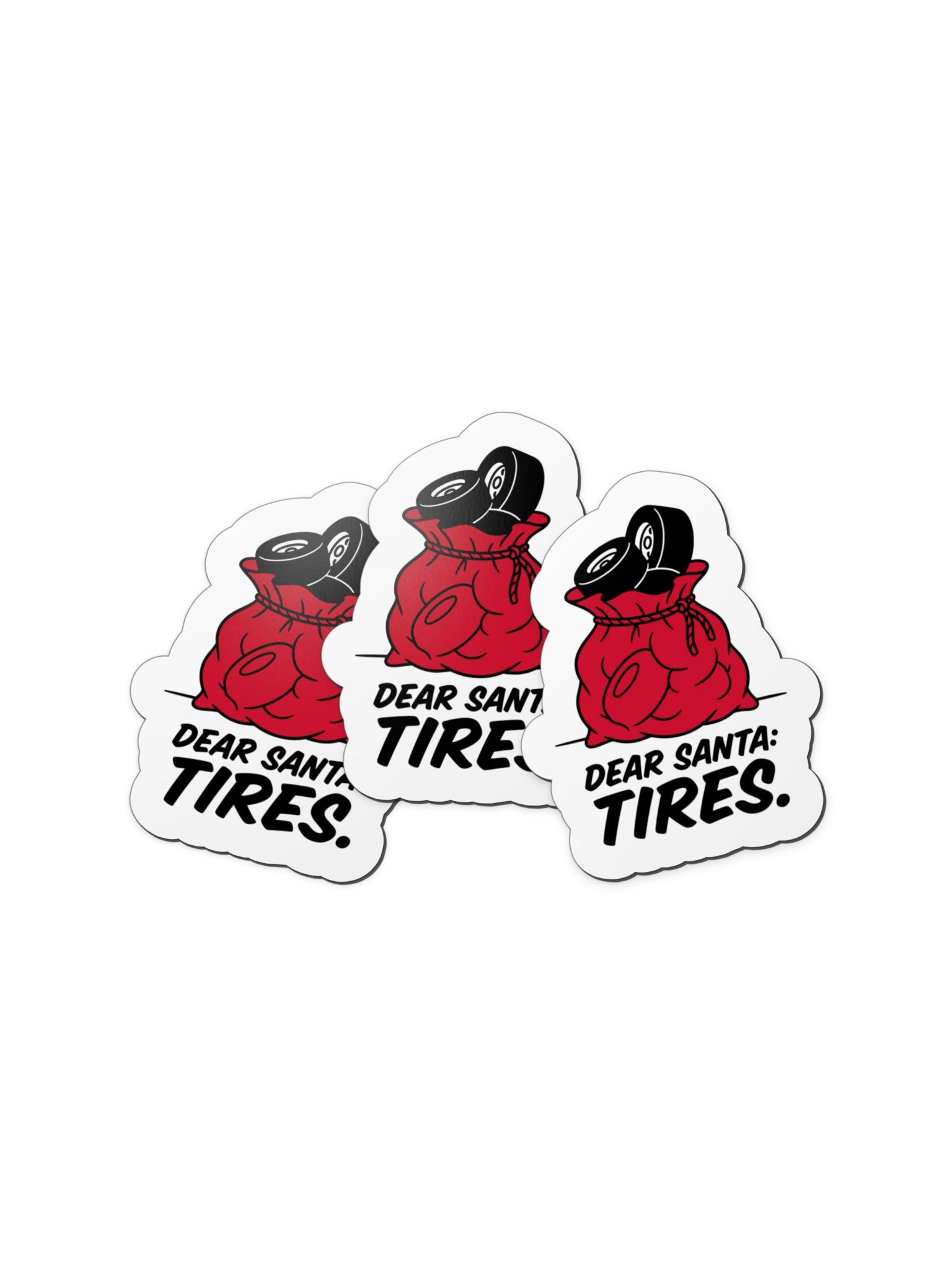 Dear Santa: Tires. Racer Magnet product image (3)