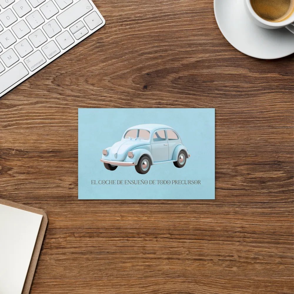 'Every Pioneer's Dream Car' Spanish Greeting Card product image (7)