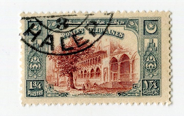 طابع عثماني مختوم بختم ولاية حلب بداية القرن العشرين product image (1)