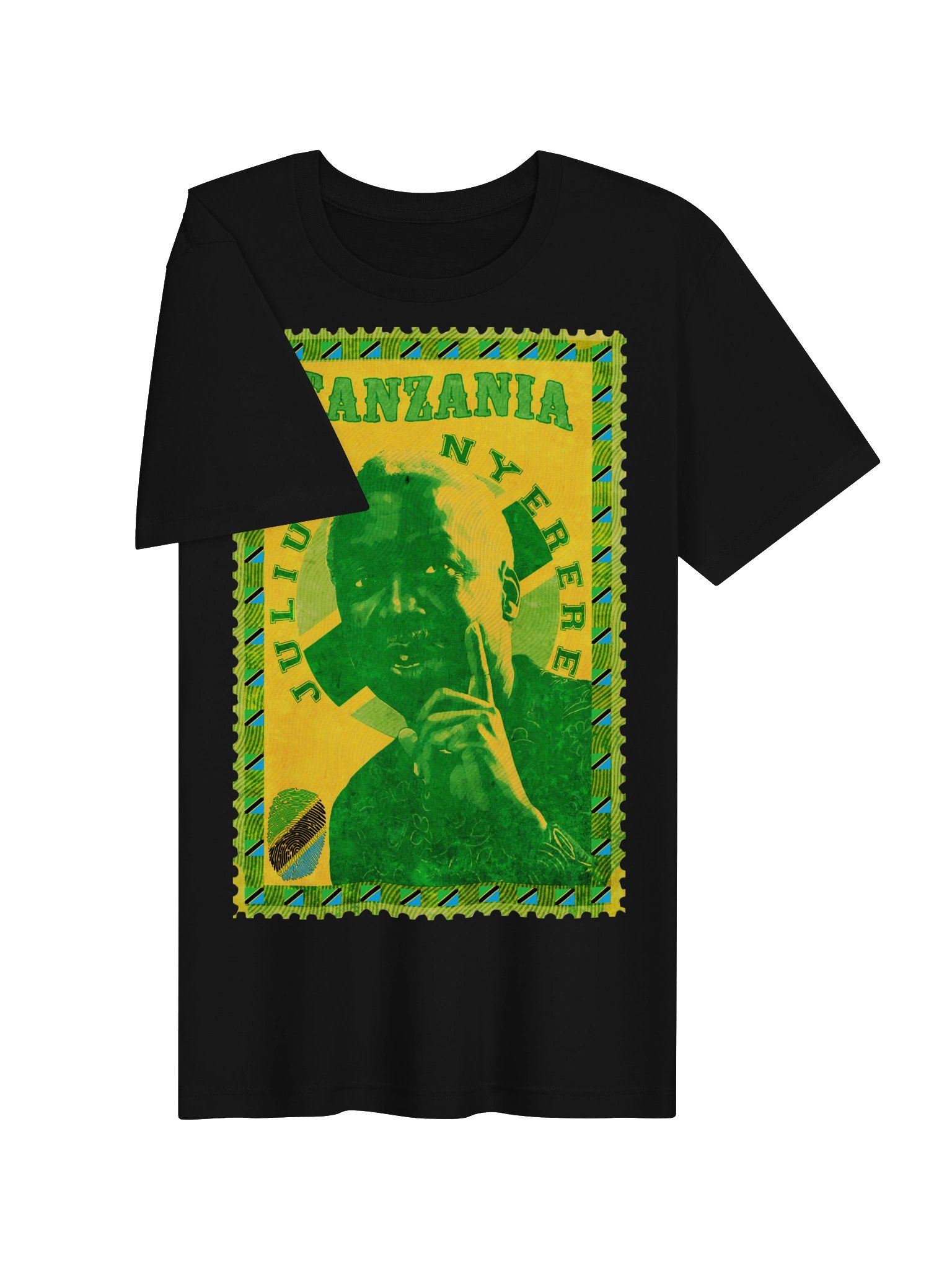 Julius Nyerere Vintage Postage Stamp T-Shirt | Mwalimu Nyerere Pan-African Tee product image (4)