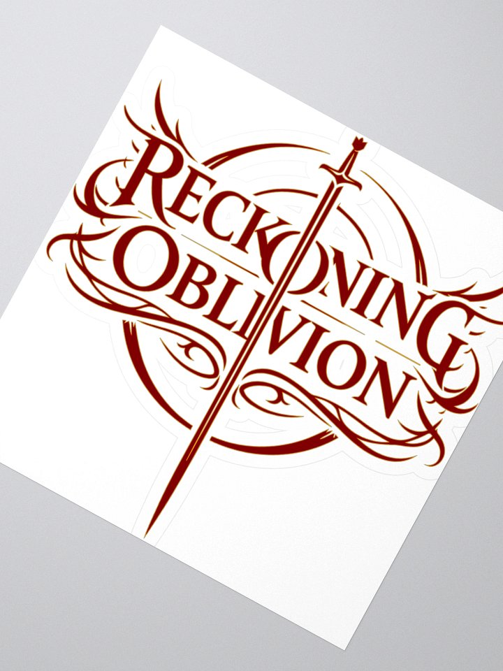 Reckoning Oblivion LOGO Sticker product image (1)