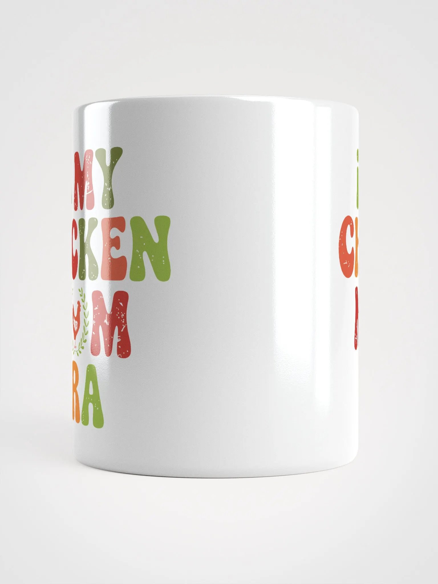 Colorful Chicken Mom Era Mug product image (14)
