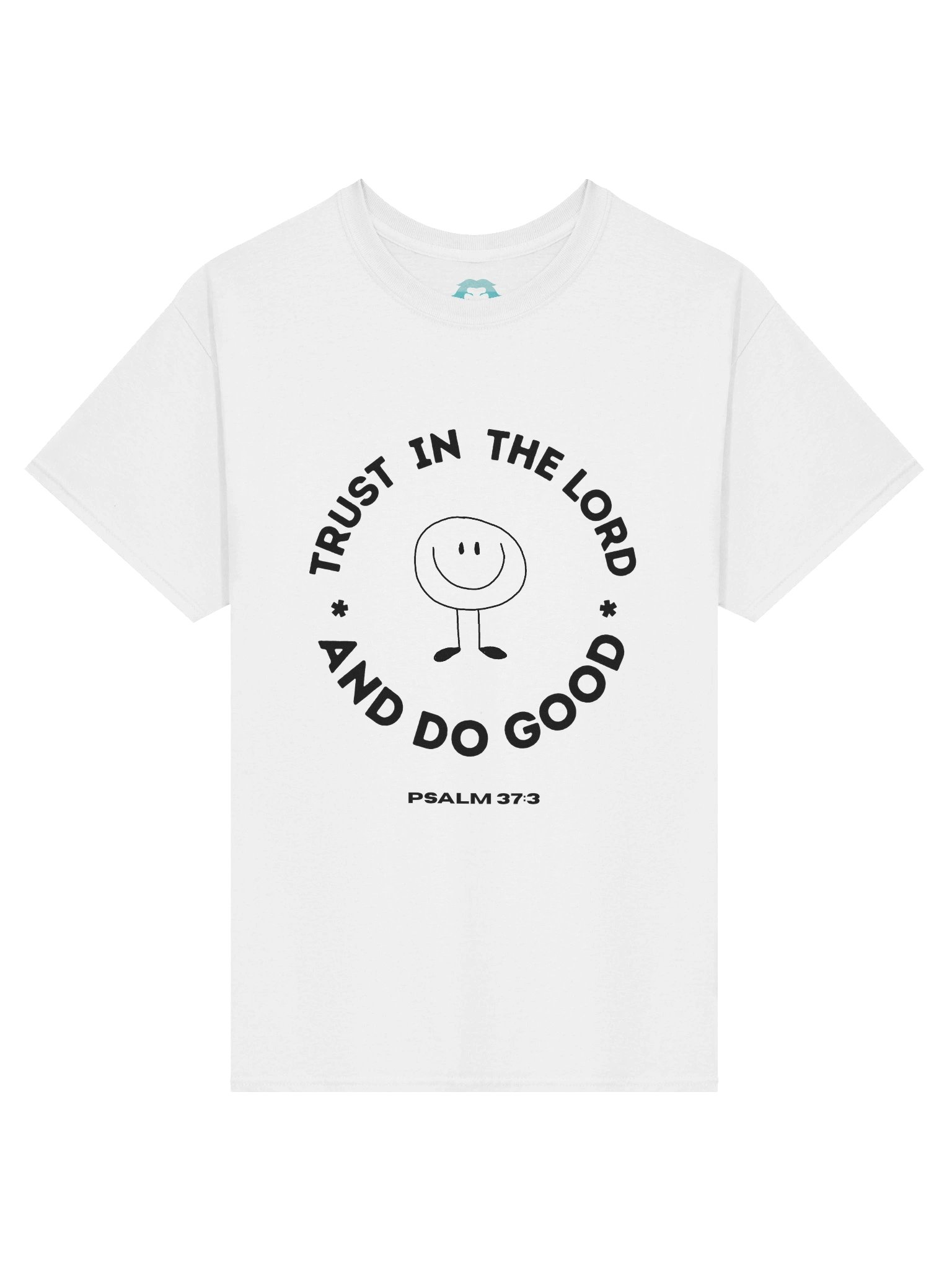 Psalm 37 Trust in the Lord (Happyface Tee) product image (1)