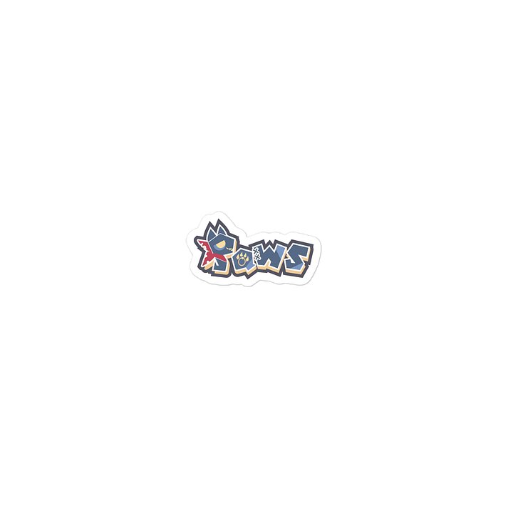 Paws Logo Die-Cut Stickers product image (1)