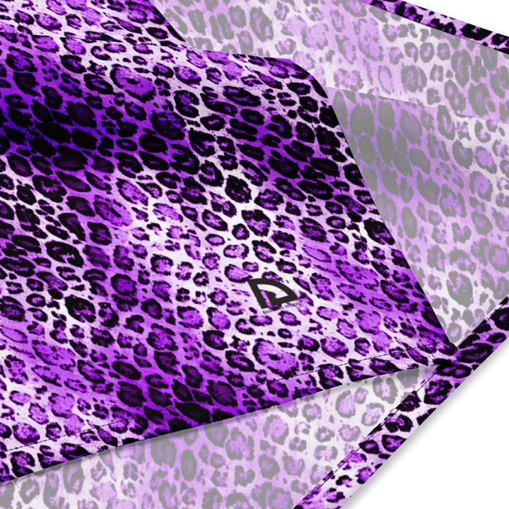 Purple Leopard Pattern Bandana product image (4)
