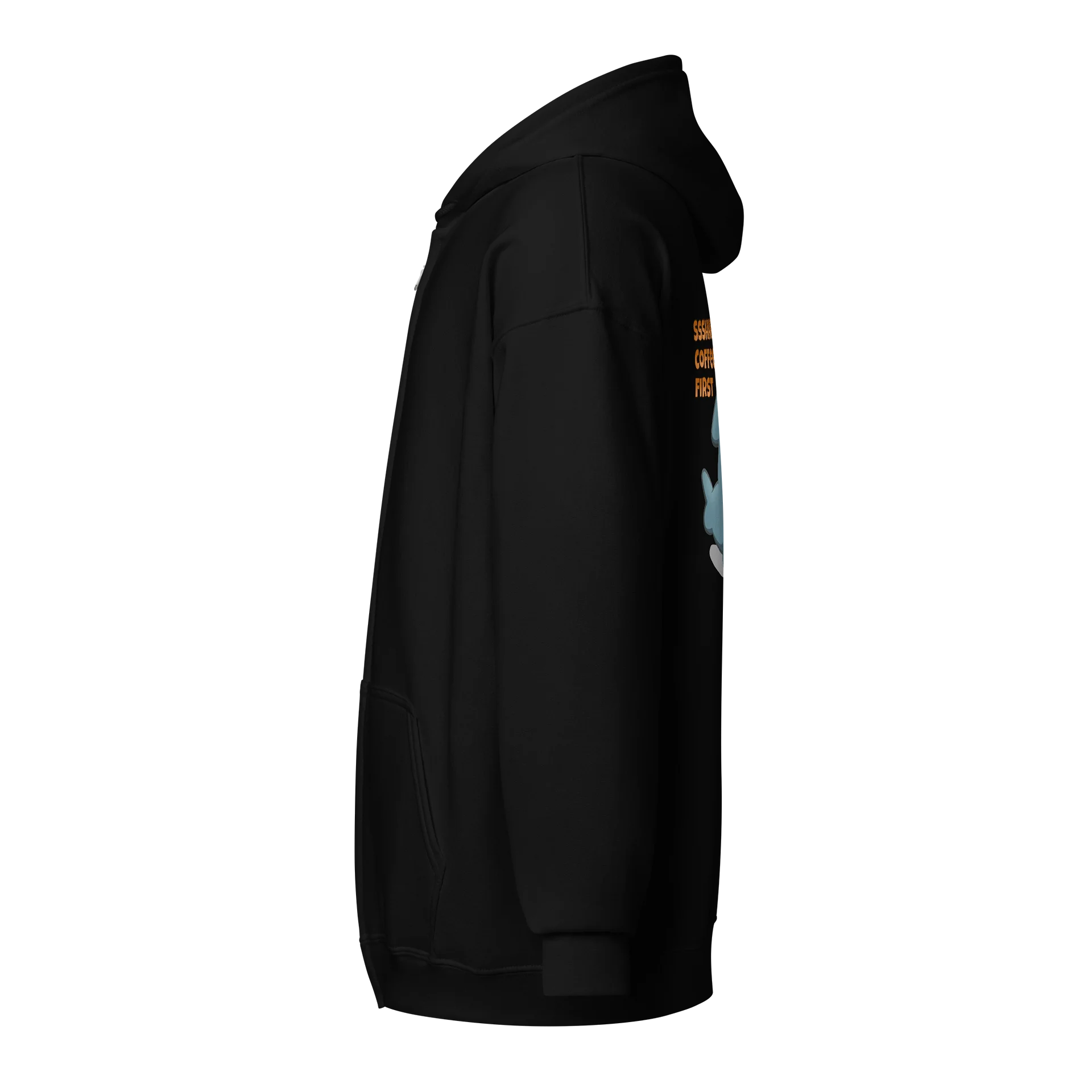 Ssshhh… coffee first - zip up product image (5)