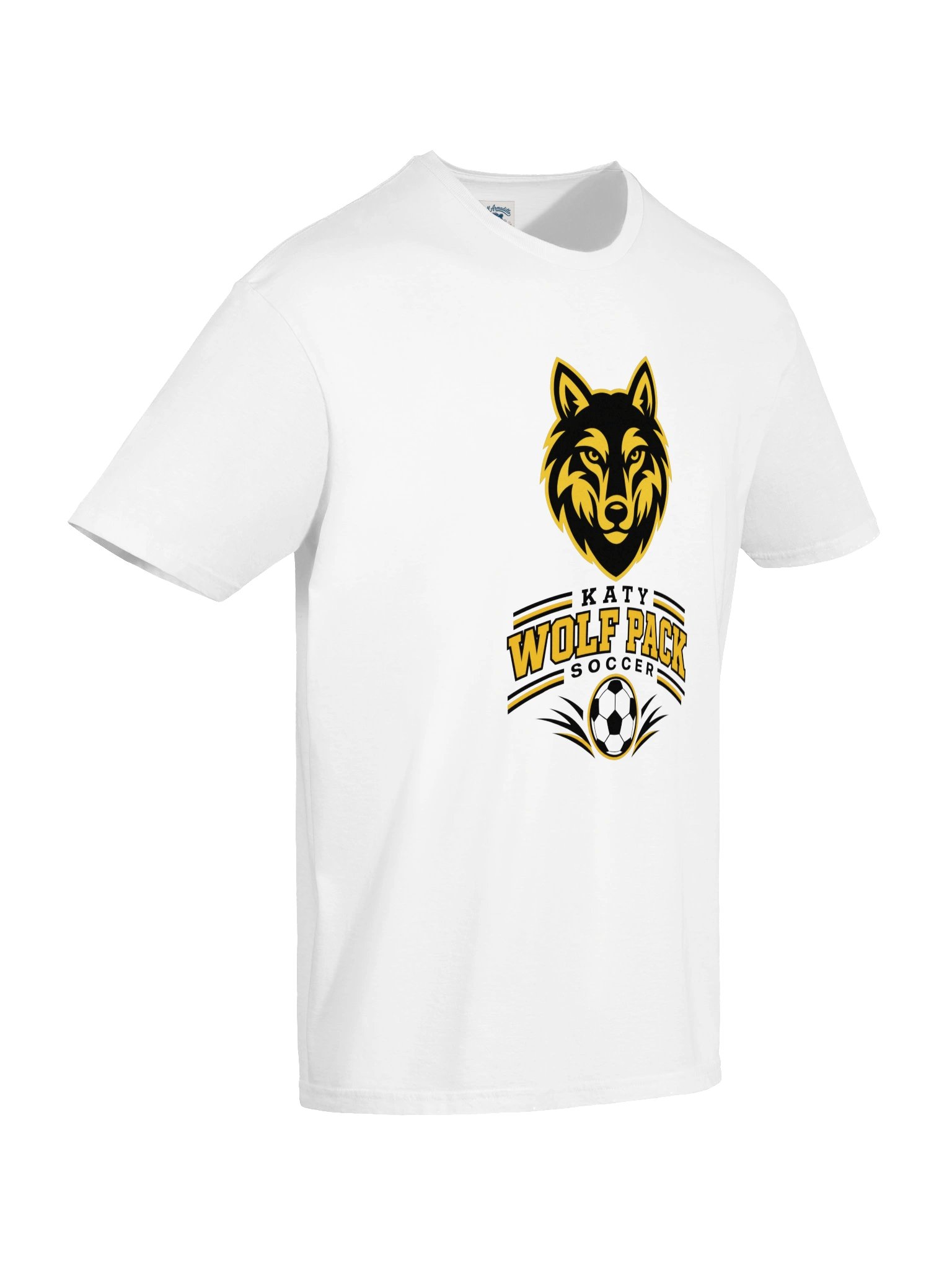 KWP Soccer Wolf Logo Tee (White or Grey) product image (2)