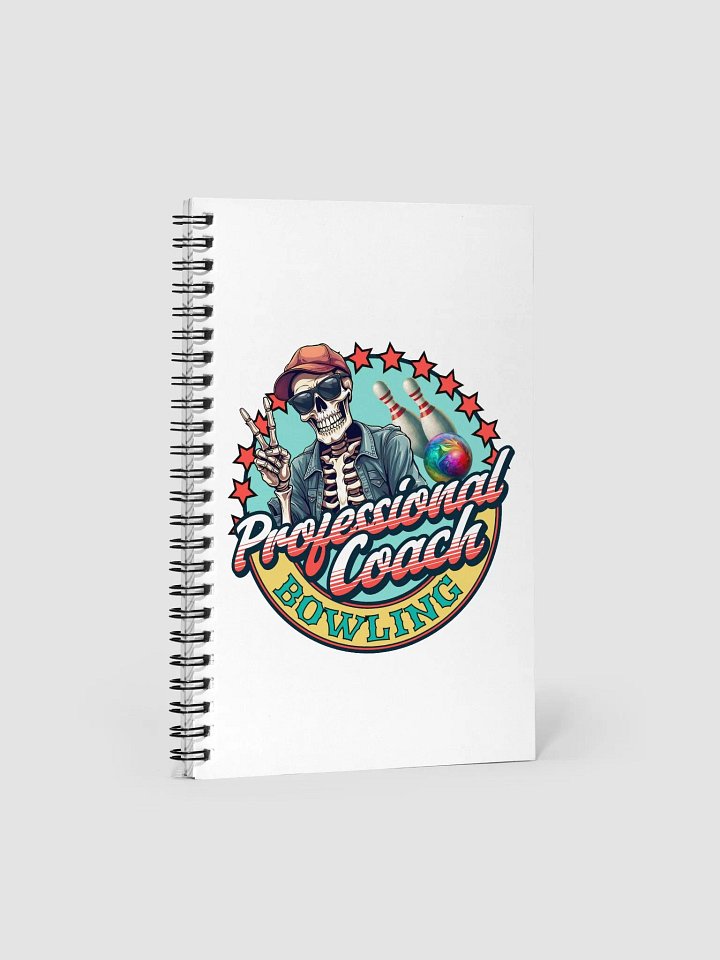 Professional Coach Bowling Skeleton Notebook product image (2)