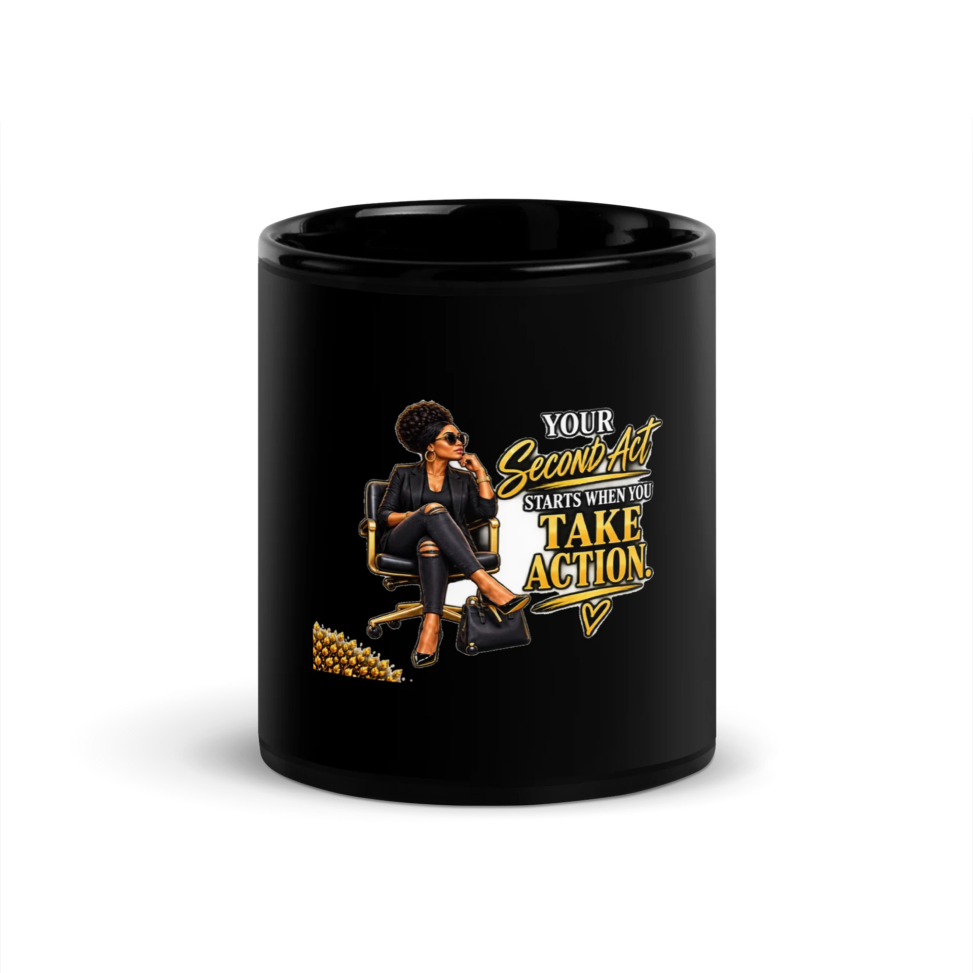 Second Act Motivation Glossy Mug product image (1)