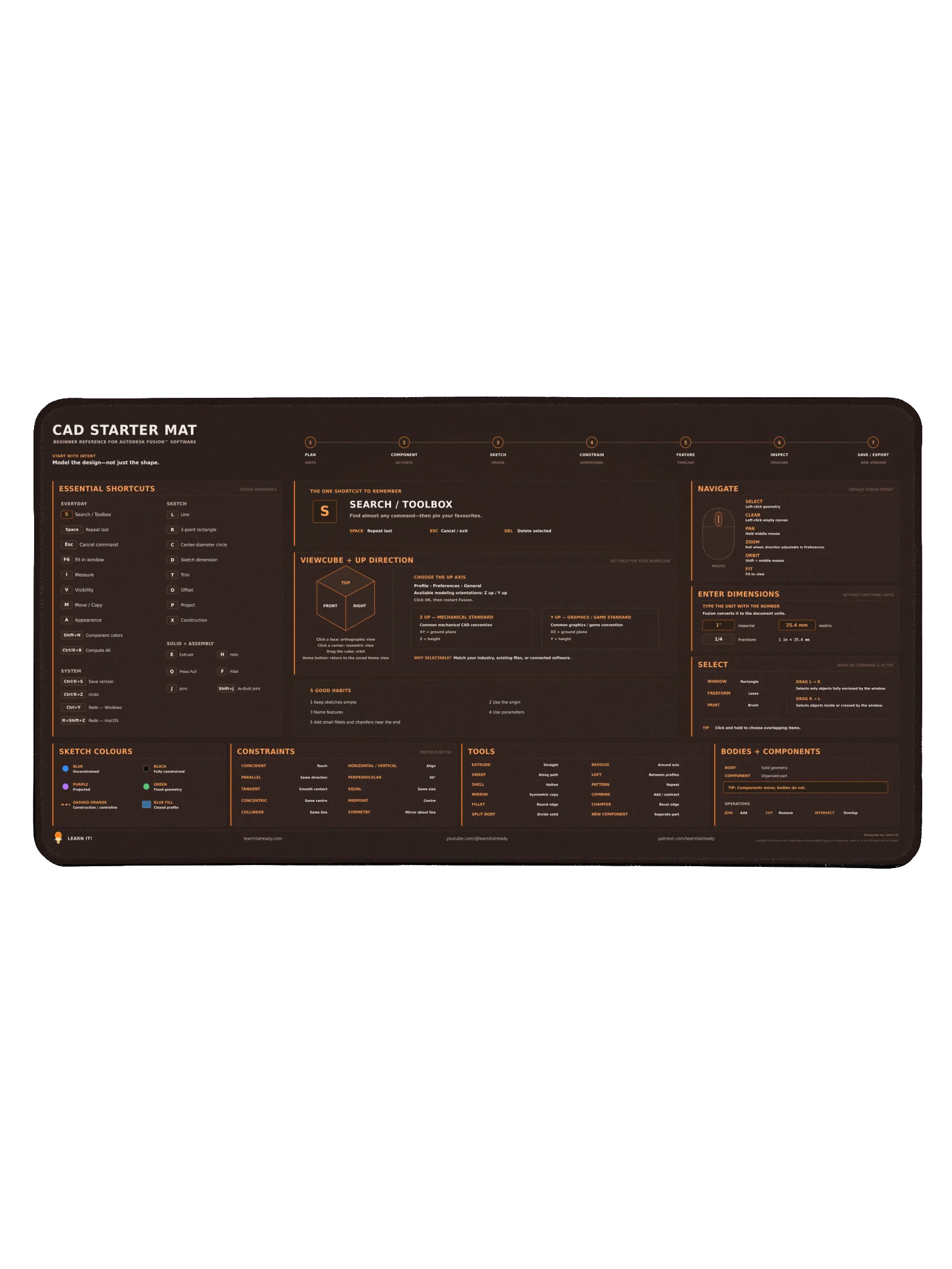 CAD Starter Mat - Copper Mode product image (1)