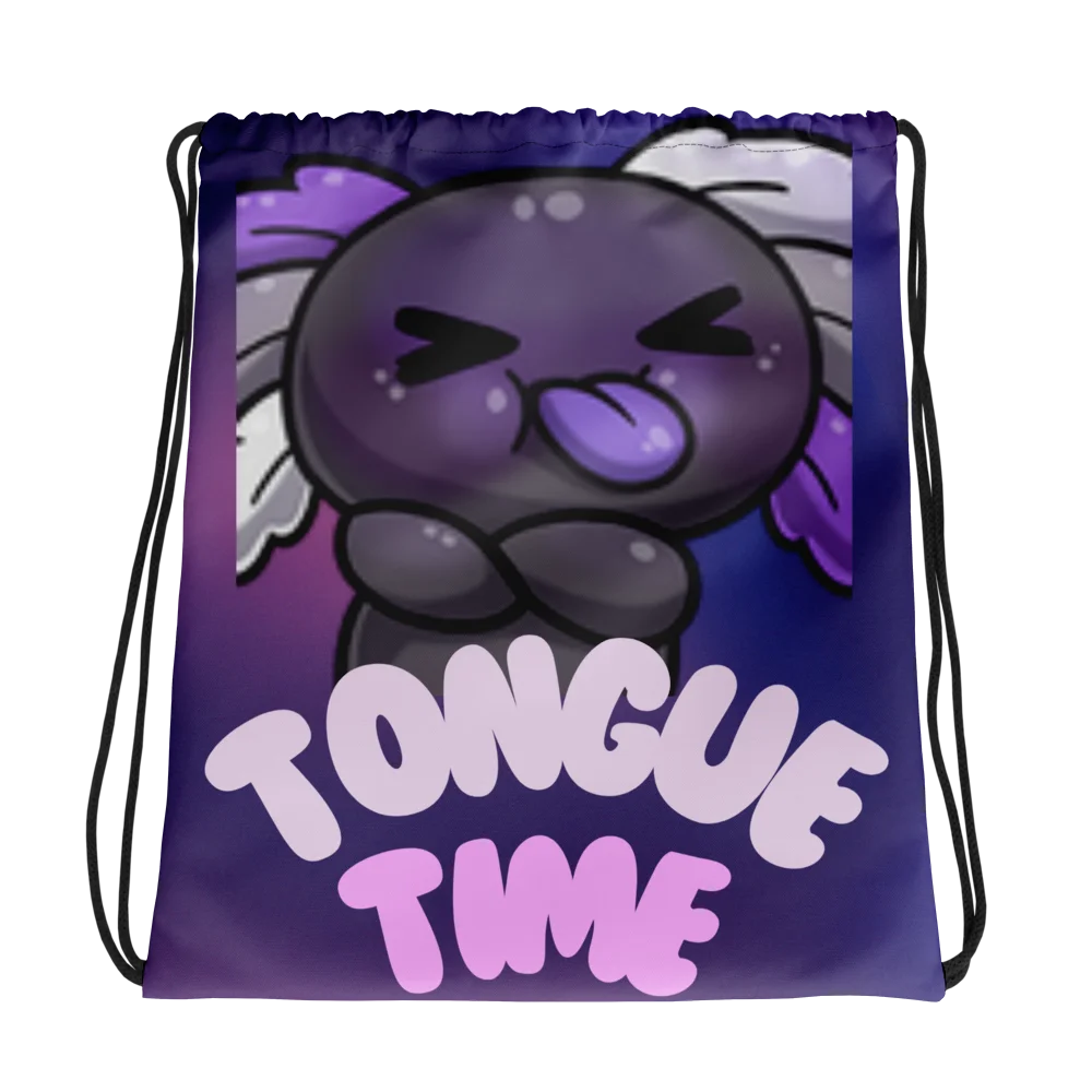Tongue Time Drawstring Bag product image (1)