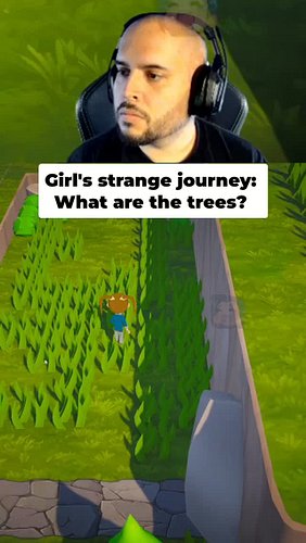Exploring a vibrant world, getting a hint about trees, and then... a surprise encounter and a fall! What happens next? #Gamin...