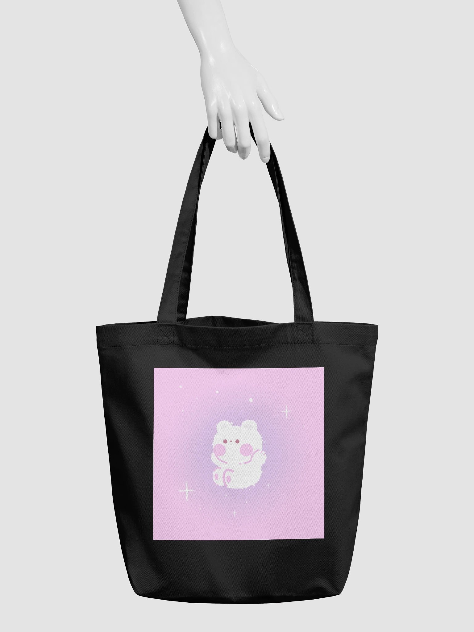 Dreamy Pink Bear Eco Tote product image (3)