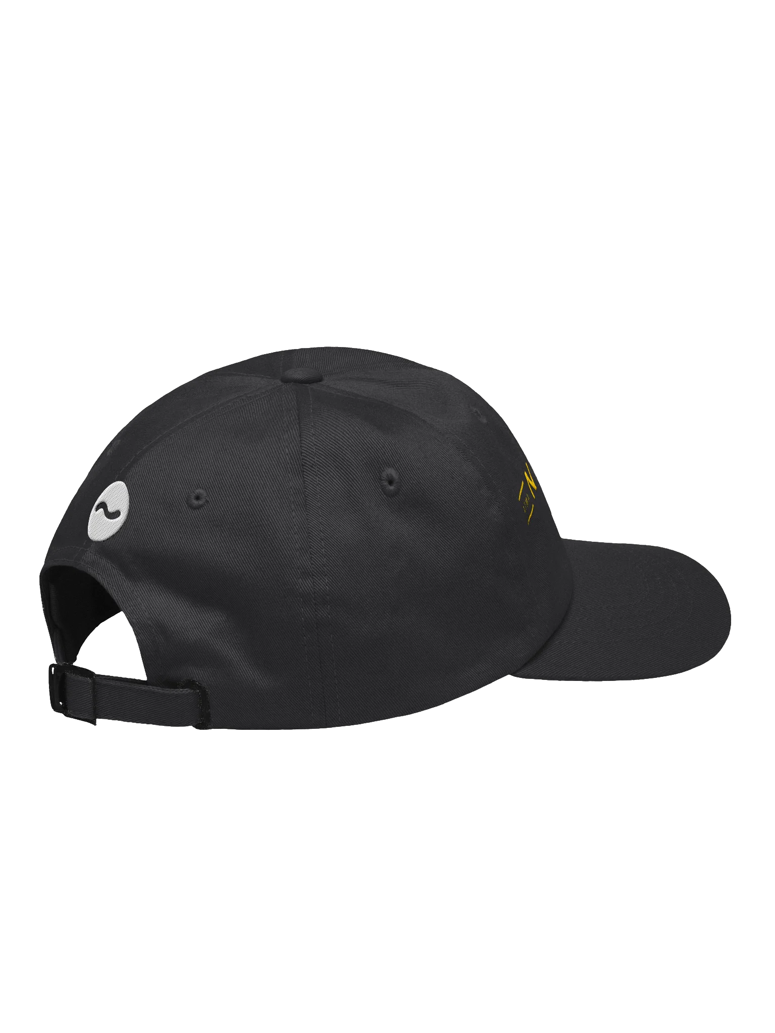ATMA NAMASTE Dad Hat — Hiwaves Frequency (Black & Yellow) product image (25)