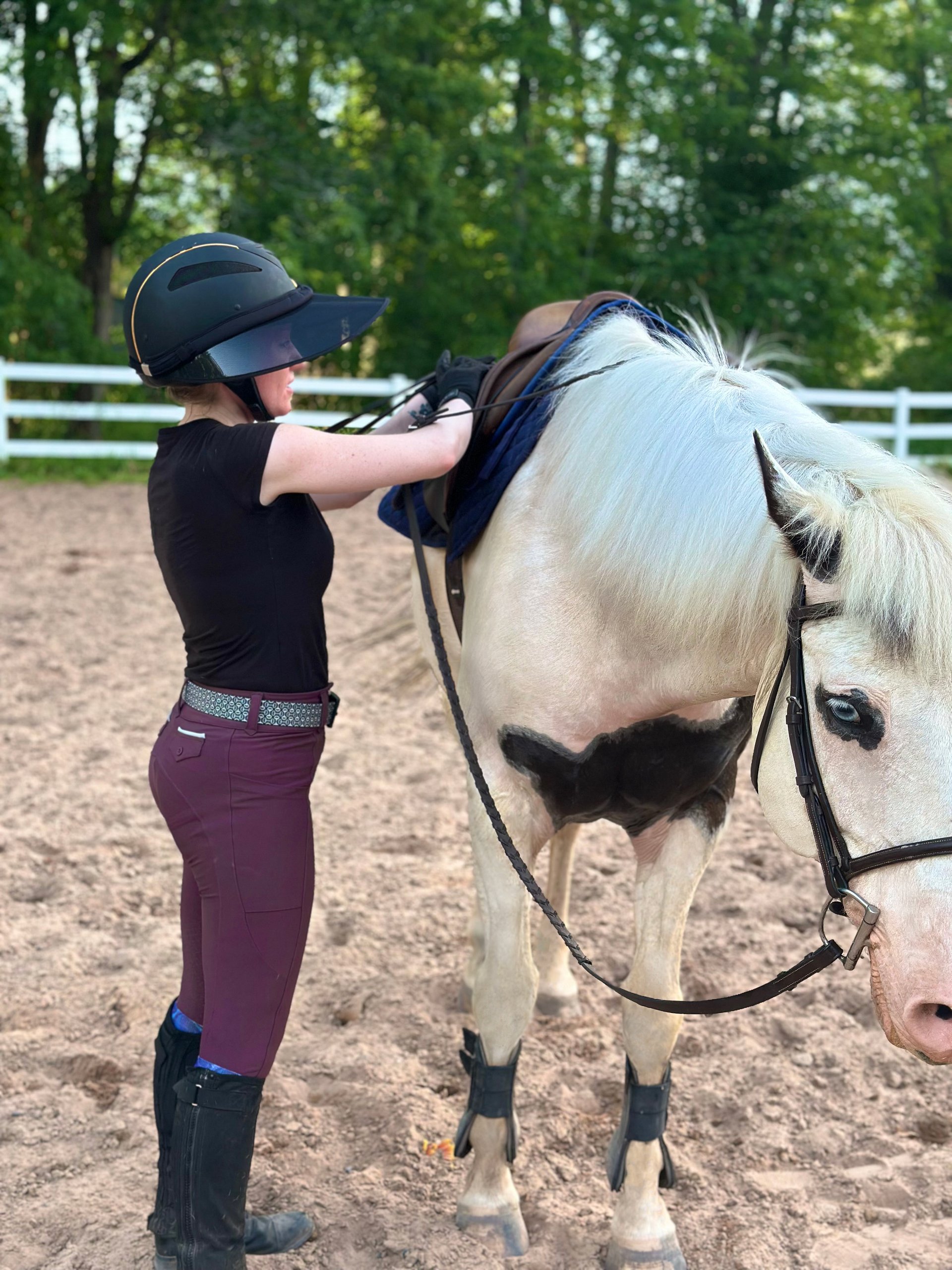 Helmet Sun Visor | UV Protection for Equestrians product image (3)