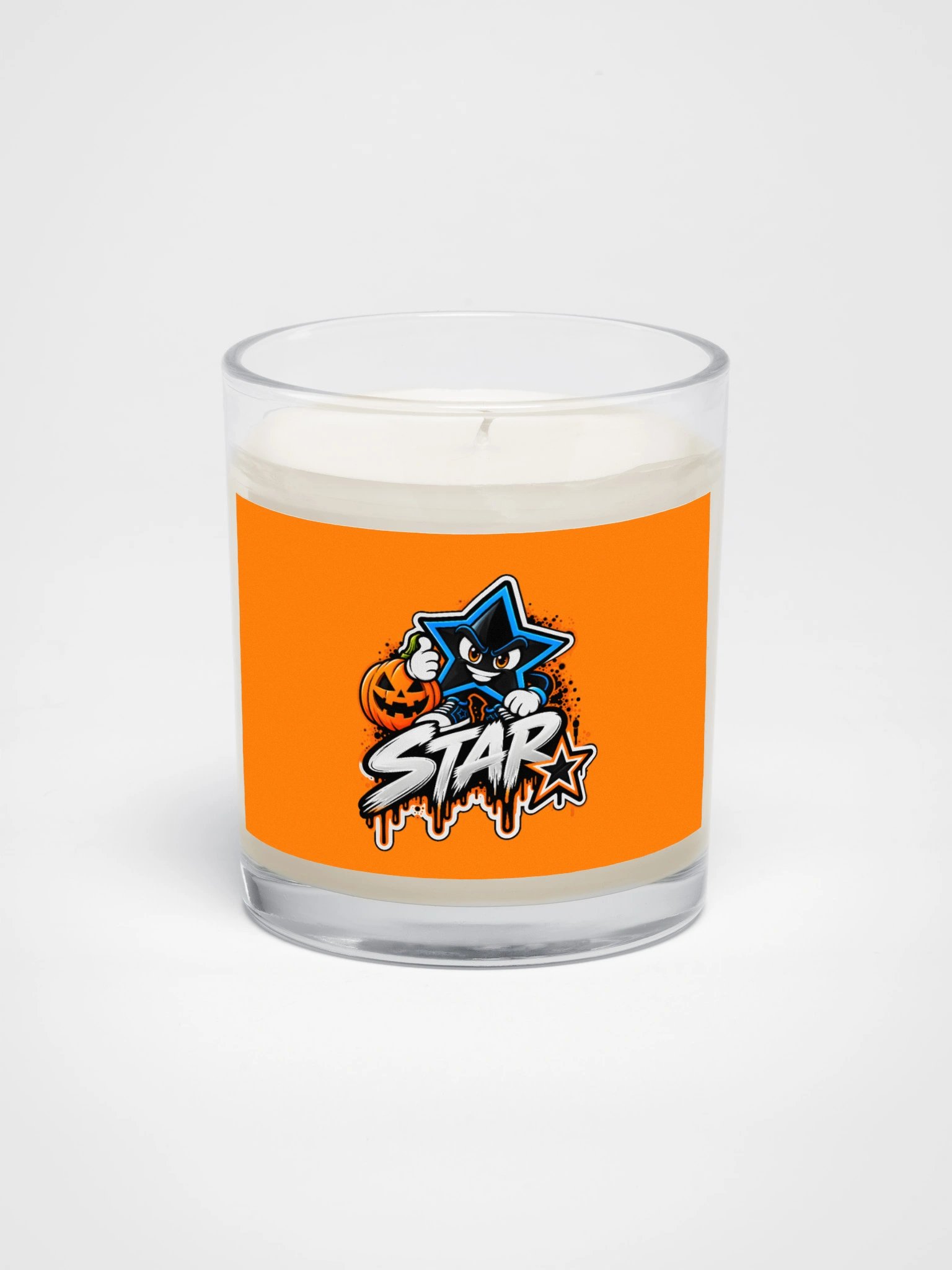 Halloween STAR Pumpkin Candle product image (1)