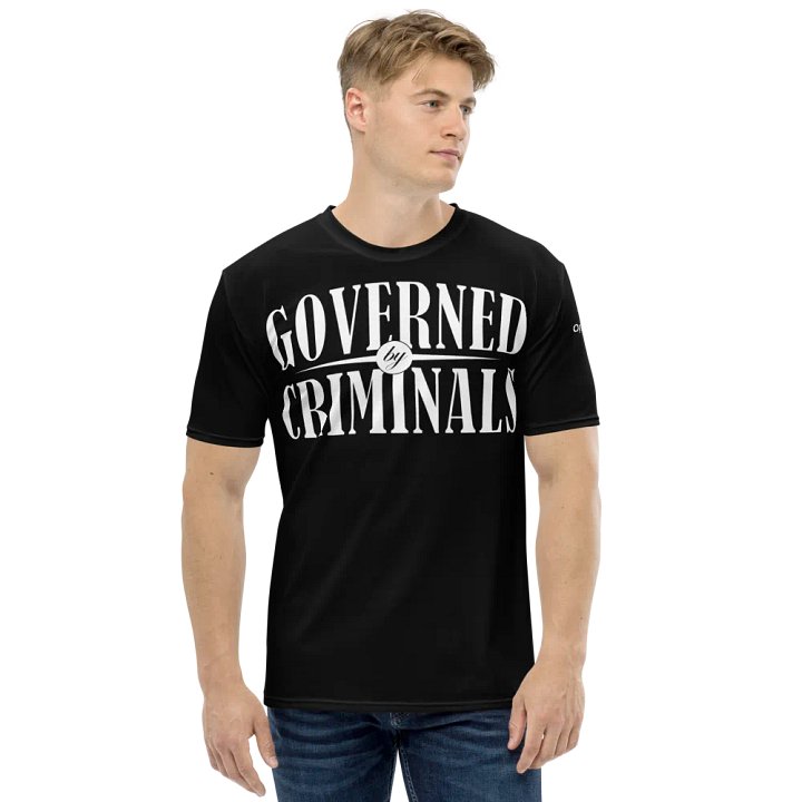 Governed By Criminals - USA - Black - Crew Neck T-Shirt product image (1)