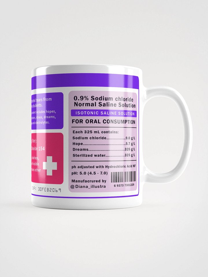 "Nursing student tears" Ceramic mug product image (2)