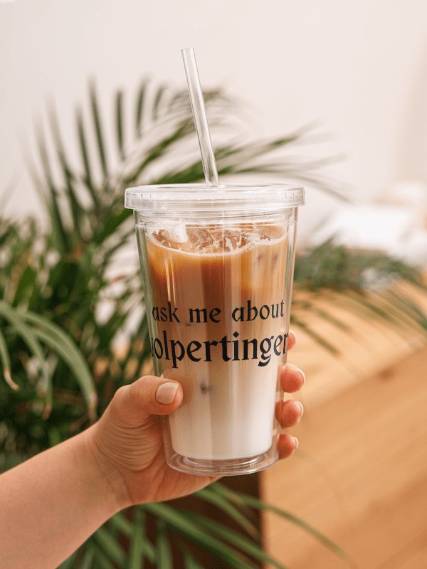 "Ask Me About Wolpertingers" Double Wall Tumbler product image (1)