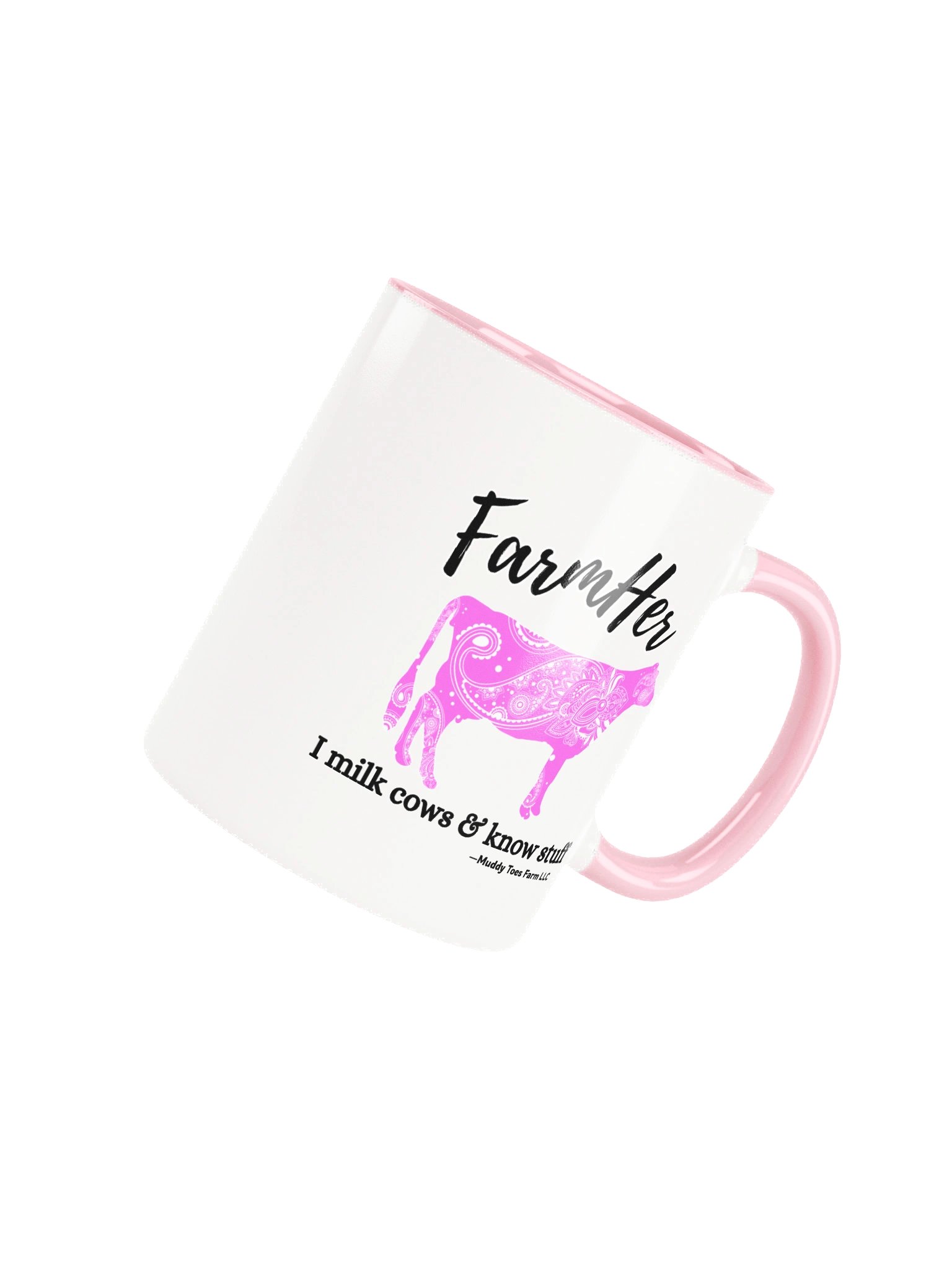 FarmHer Paisley Cow Ceramic Mug product image (4)
