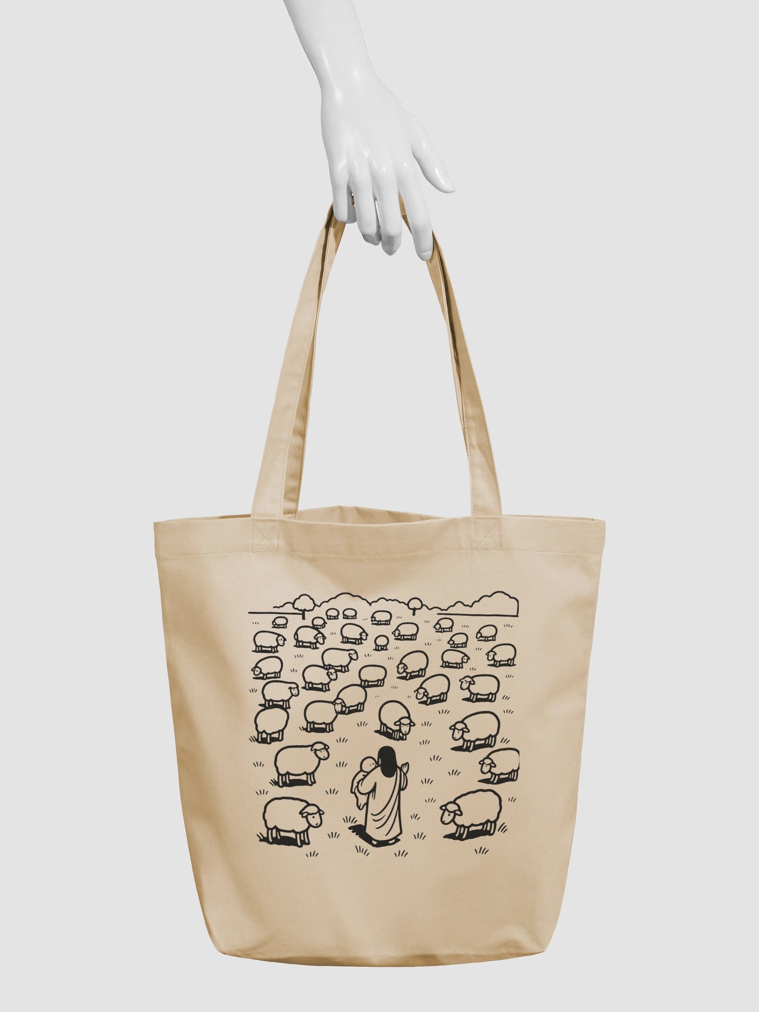The Good Shepherd Doodle Eco Tote product image (3)