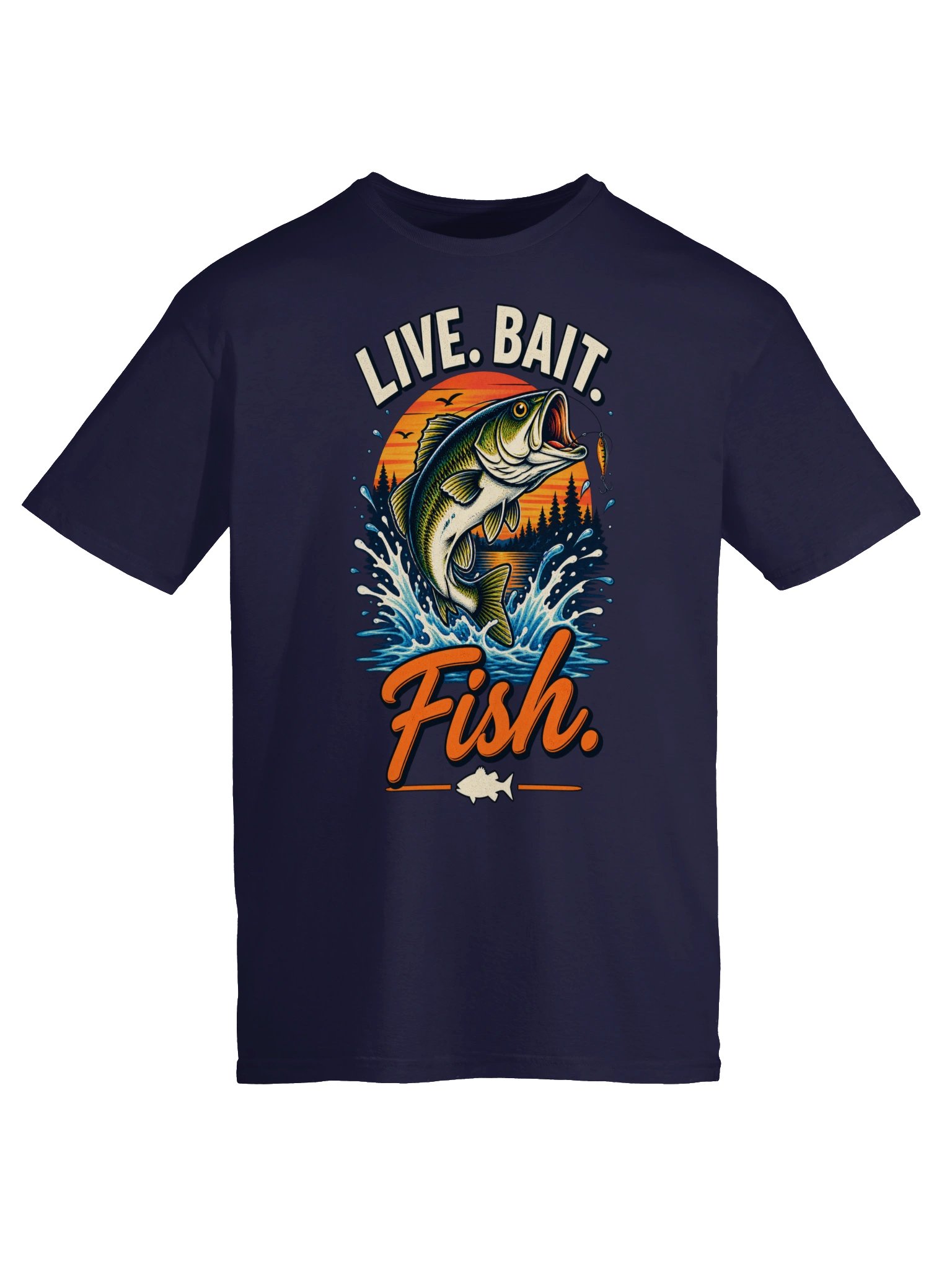 Live. Bait. Fish. T-Shirt product image (5)