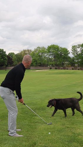Did not have shanking a 7 iron on camera in front of the pro on my bucket list, but hey, it happens. Brent and dip owned us o...