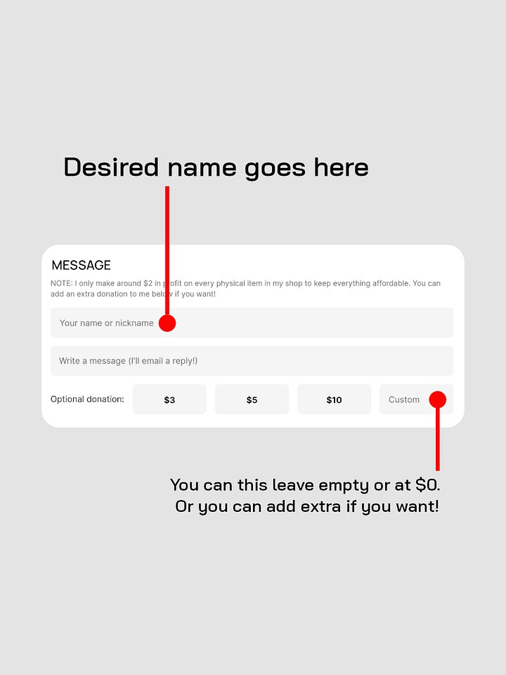 Your name on wavetro.net! (NOT a Subscription) product image (2)