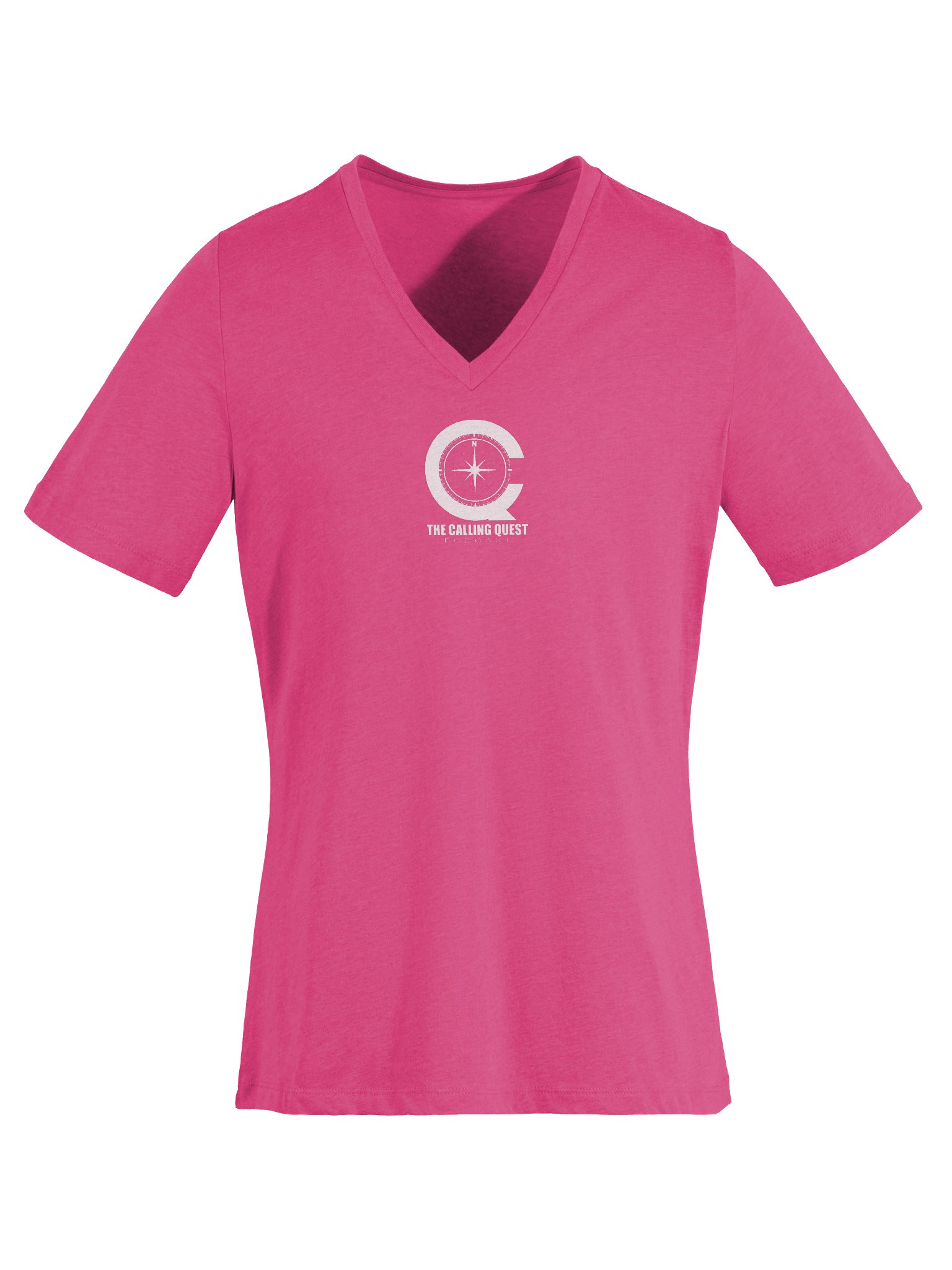 The Calling Quest Podcast Women's Explorer Relaxed V-Neck Tee product image (45)