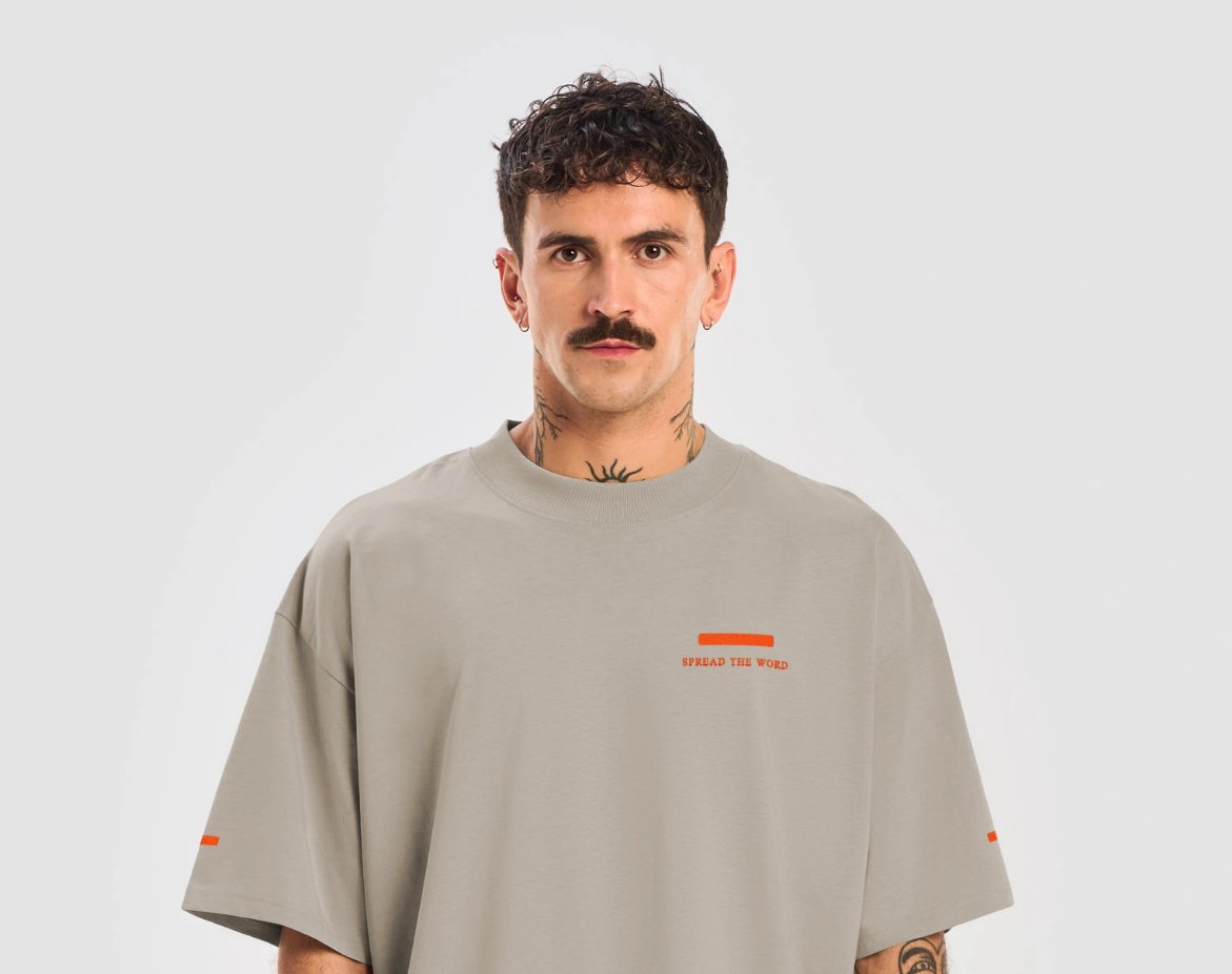 Unisex Spread the Word - Signature Embroidered Oversized T-Shirt | John 1:1 Co. product image (1)