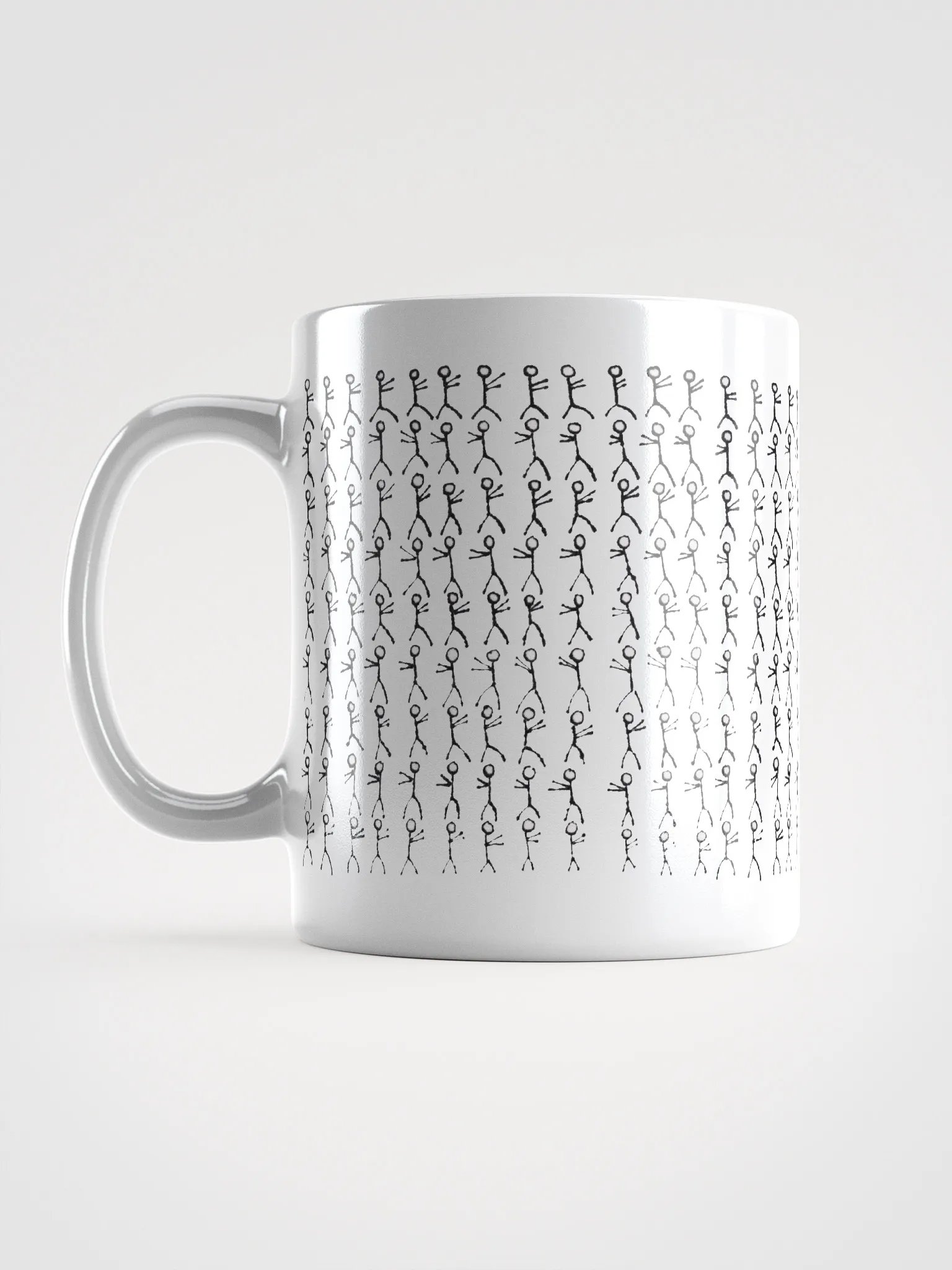 Men Sleep Walking White Glossy Mug product image (5)