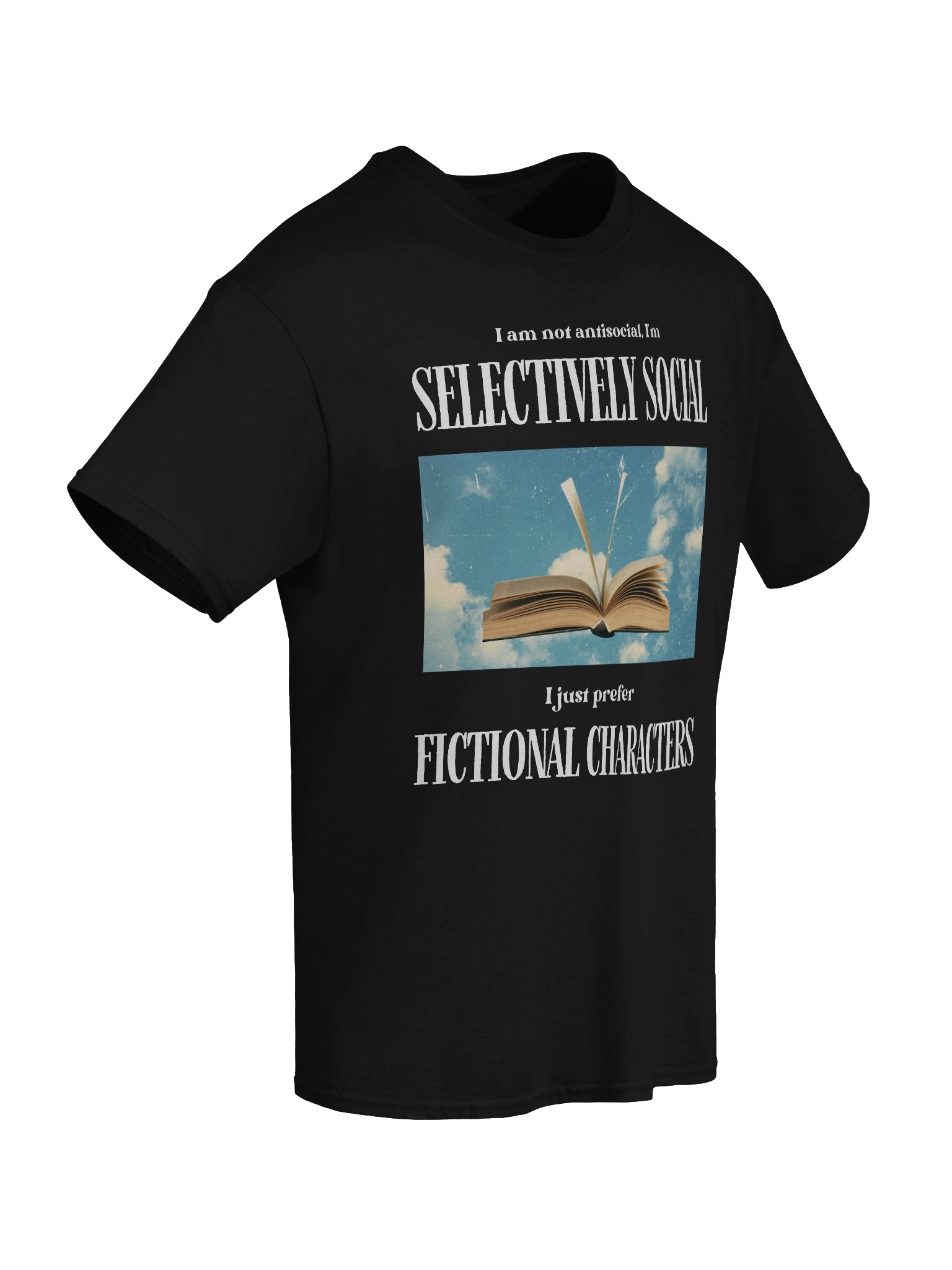 I am not antisocial, I'm selectively social unisex T-shirt product image (3)