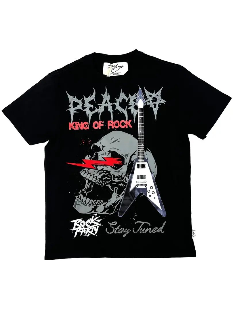 BKYS King Of Rock Graphic T-Shirt product image (1)