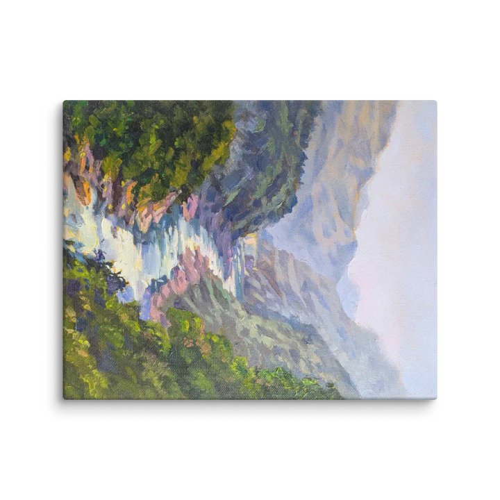 valley in the mountains-Oil Painting Canvas Print product image (2)