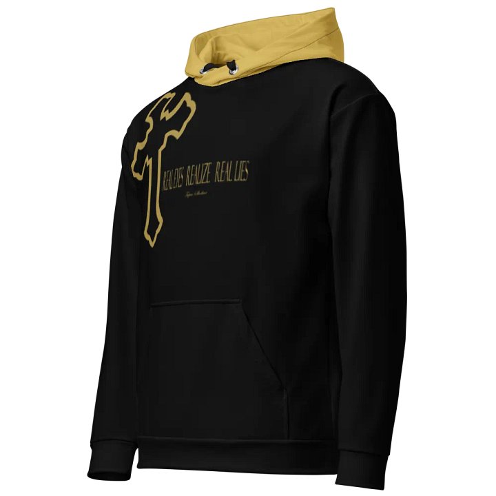 Real Eyes Realize Real Lies w/Cross - Tupac - Unisex Hoodie product image (2)